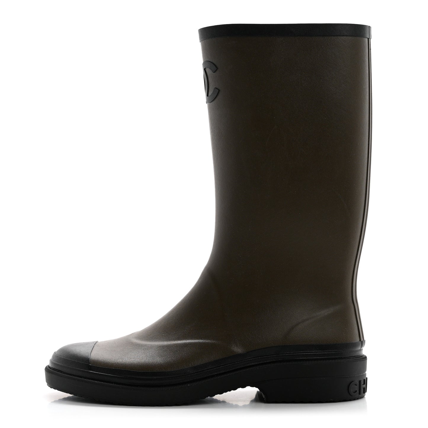 Caoutchouk CC High Boots 41 Khaki Black