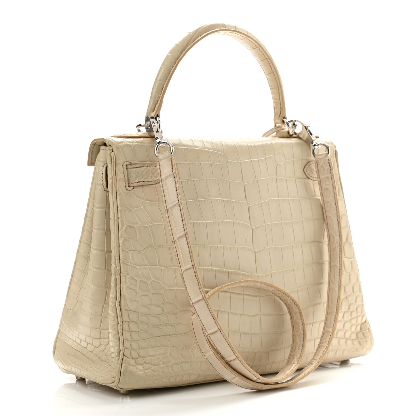 Matte Niloticus Crocodile Kelly Retourne 28