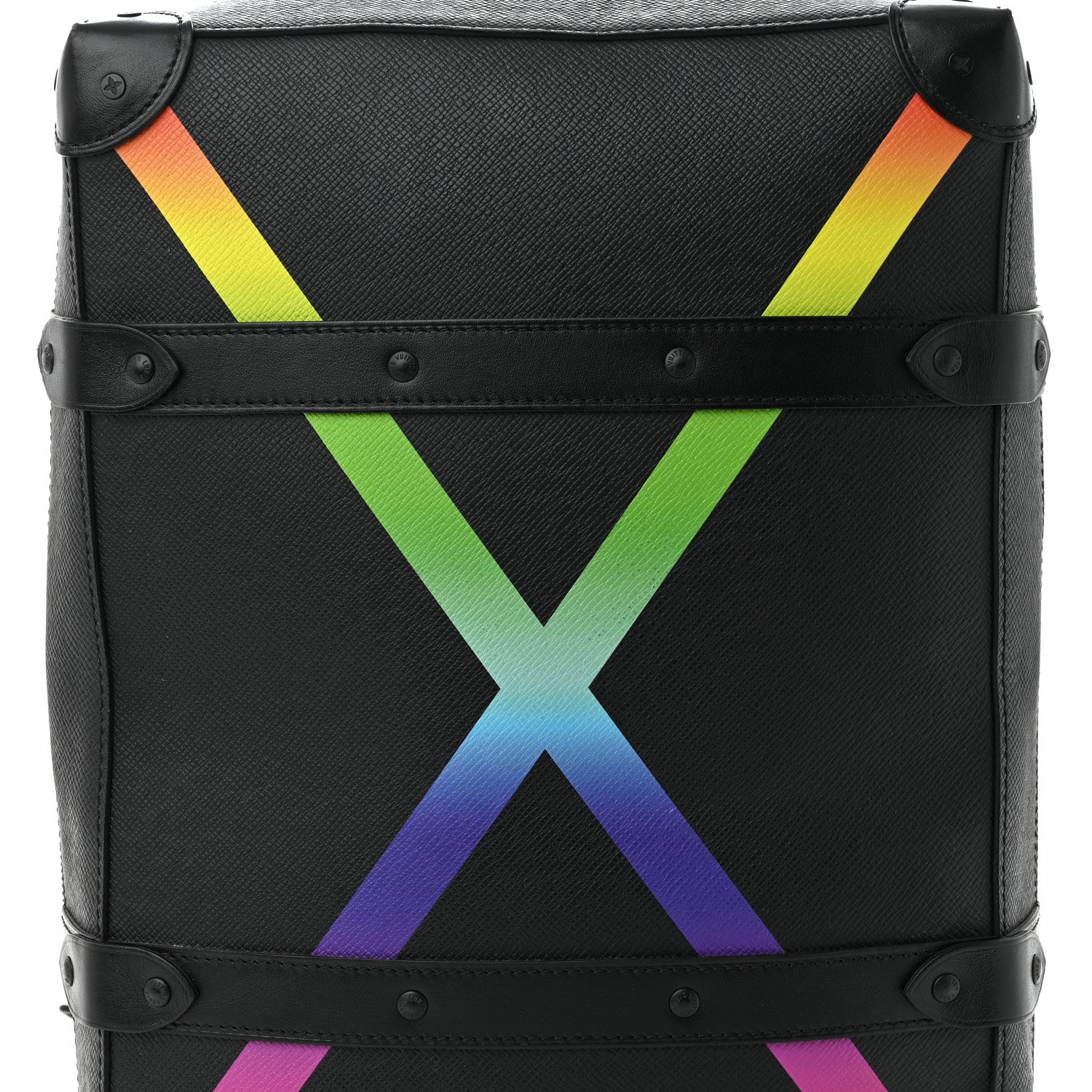 Louis Vuitton Taiga Rainbow Soft Trunk Backpack PM Black 8 of 15