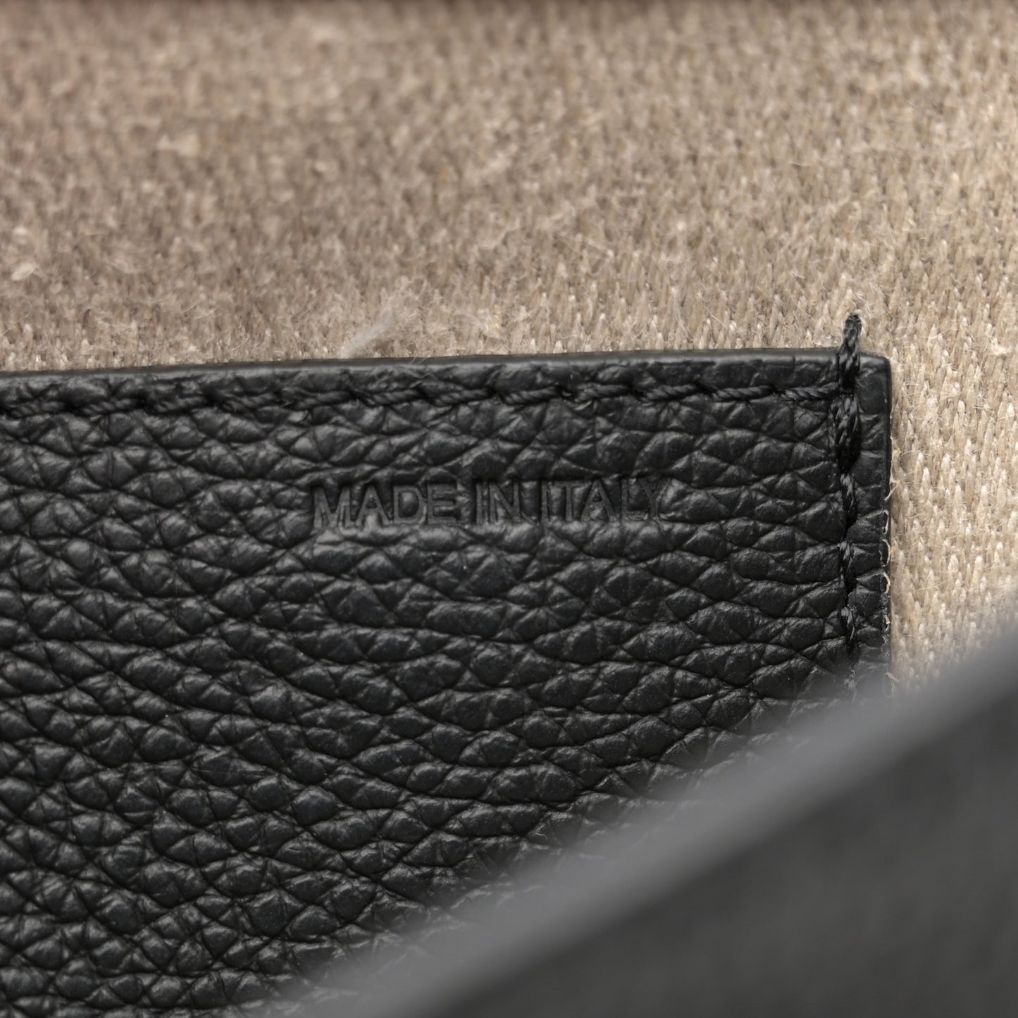 Calfskin Medium Marcie Round Crossbody Bag Black