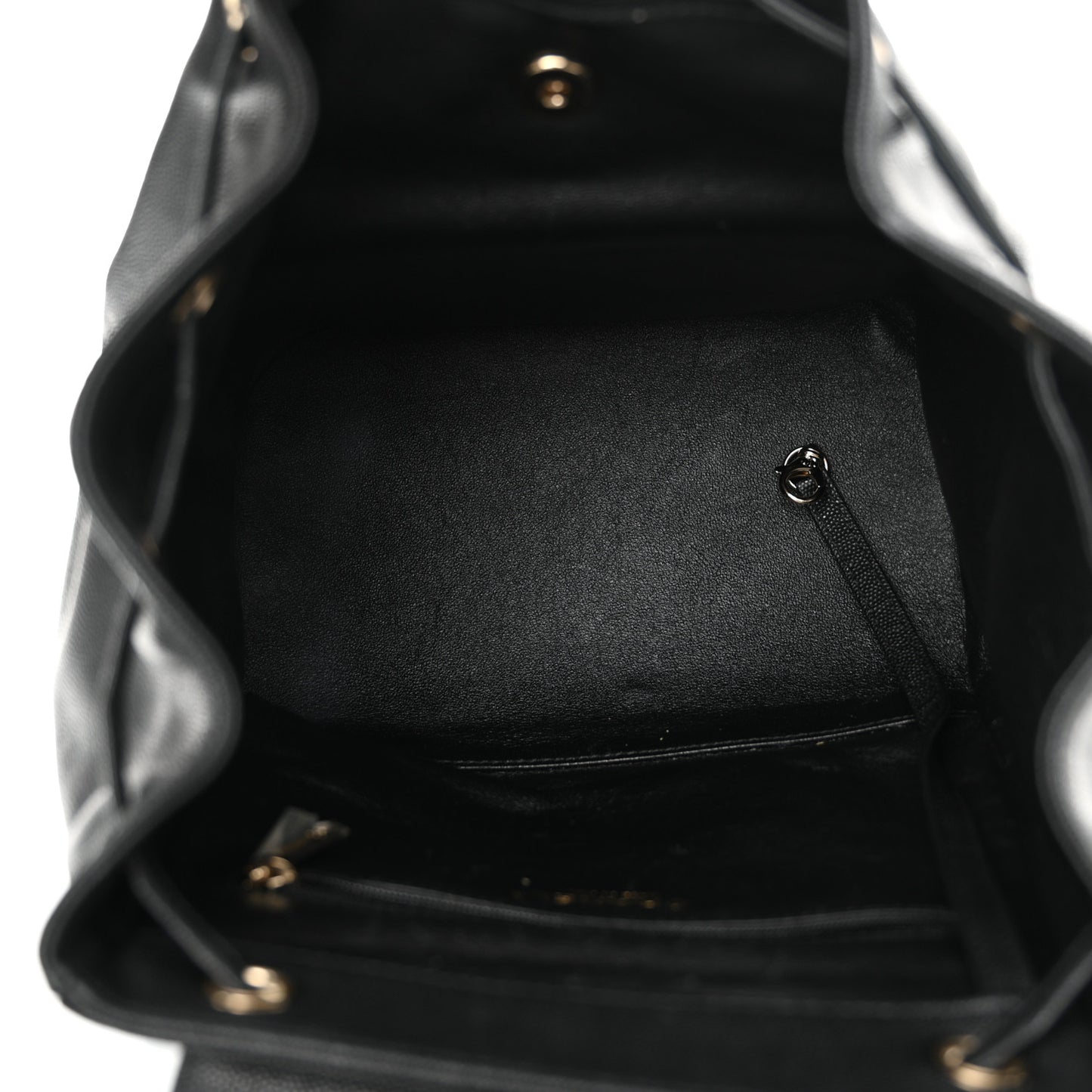 Caviar Quilted Business Affinity Backpack Black