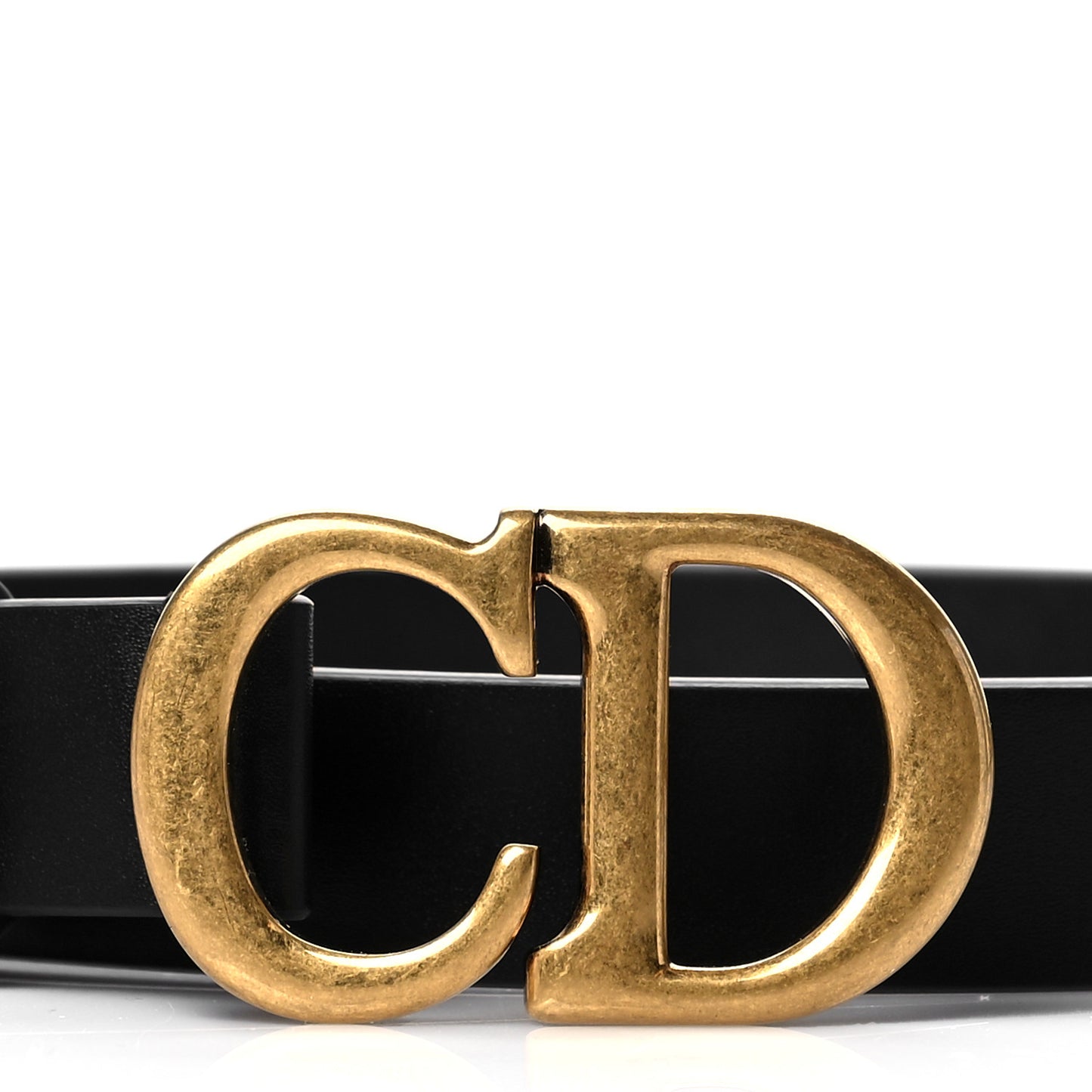 Calfskin CD Belt 70 Black