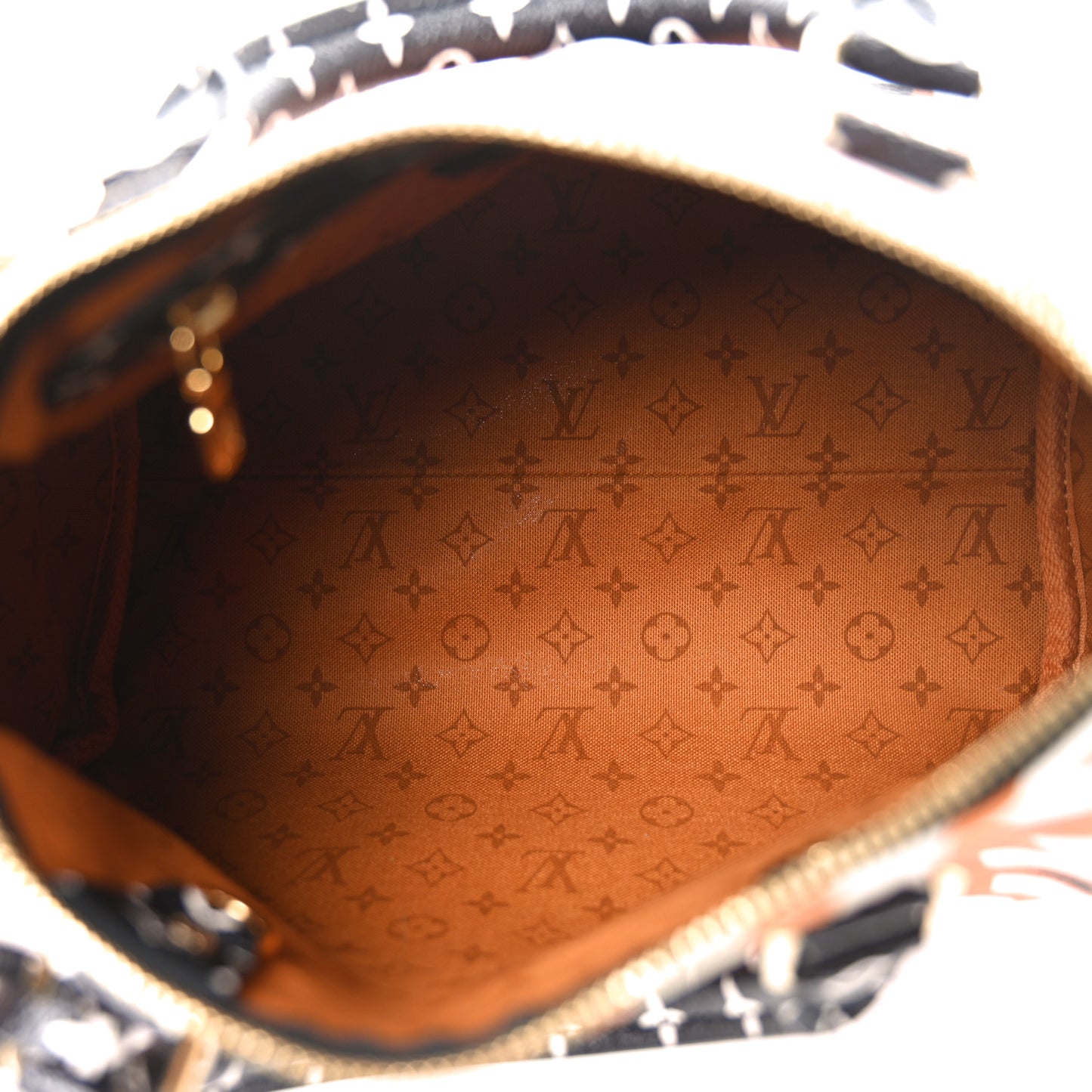 Monogram Giant Crafty Speedy Bandouliere 25 Creme Caramel