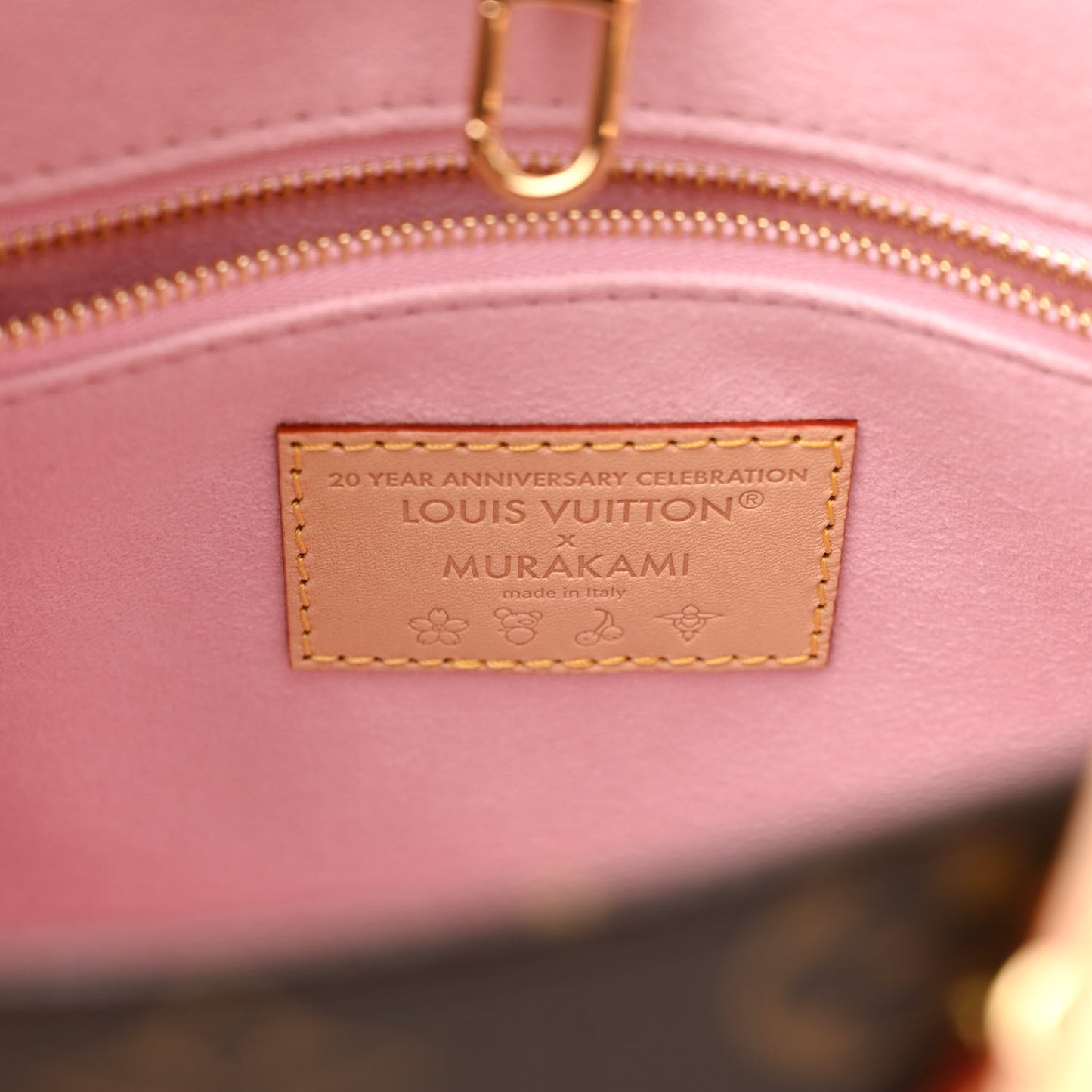 LV X TM Monogram Cherry Blossom Onthego PM Sakura Brown