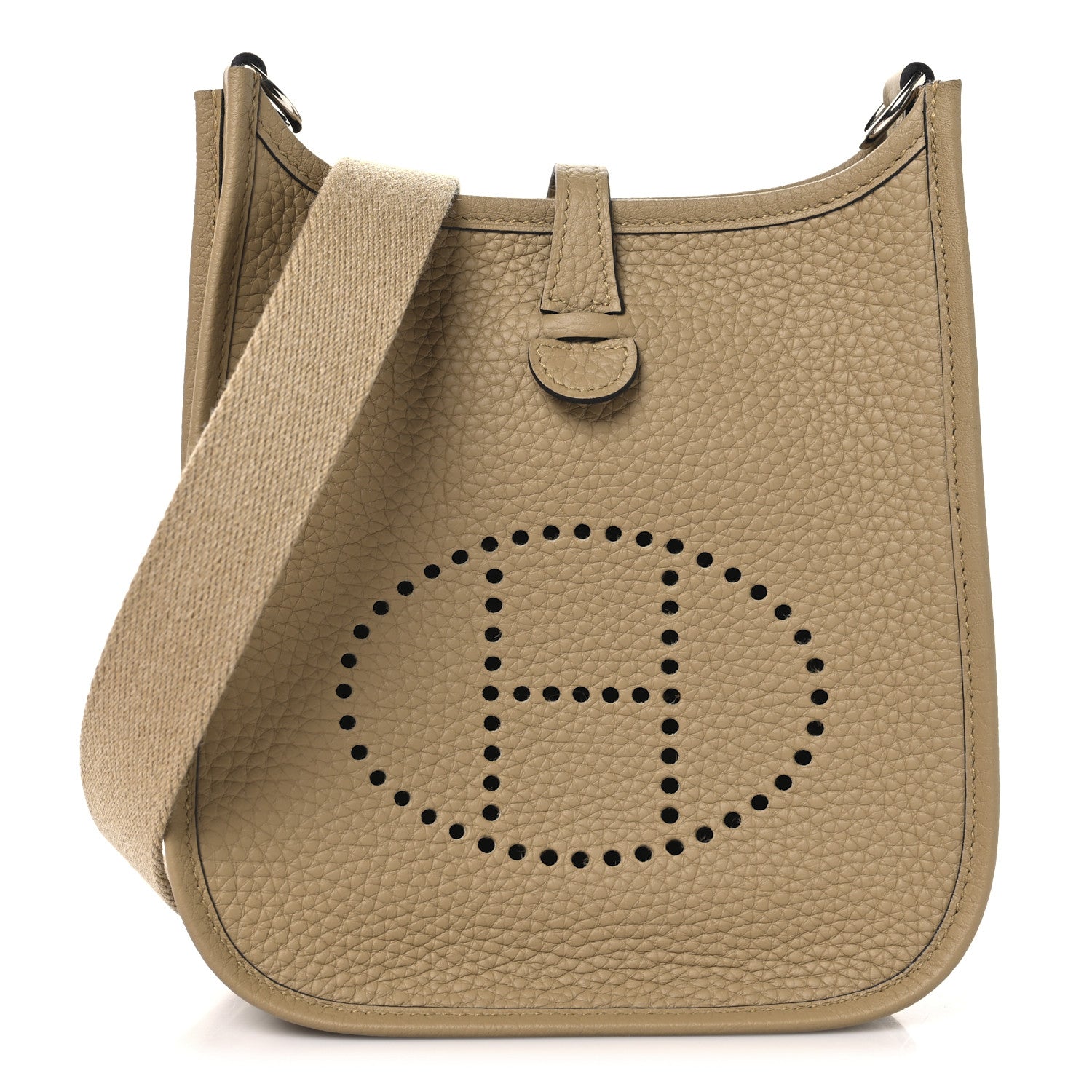 HERMES TPM 替えバッグ ベージュ メッシュ Hermes Taurillon Clemence Amazone Evelyne TPM Poussiere 1772704
