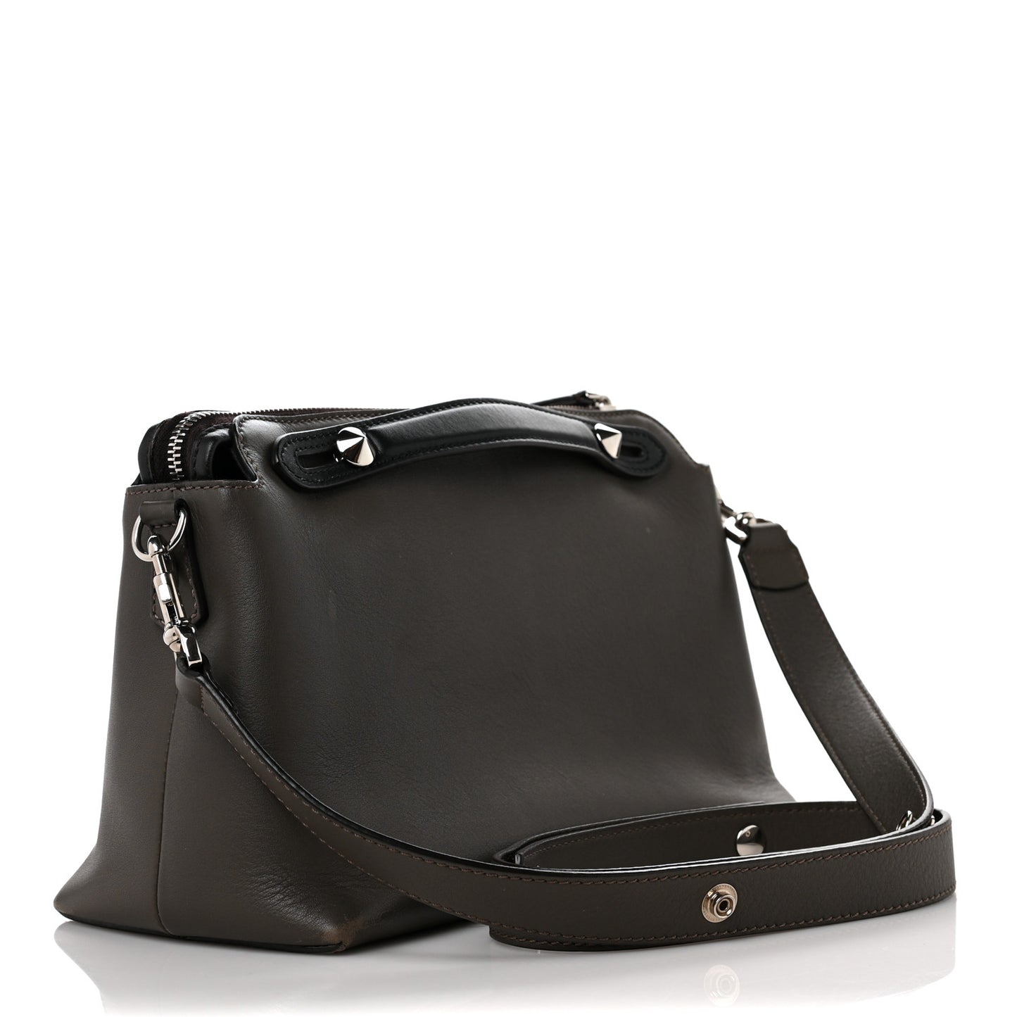 Vitello Dolce 4 Color Medium By The Way Boston Bag Carbone Grigio Polvere Multicolor
