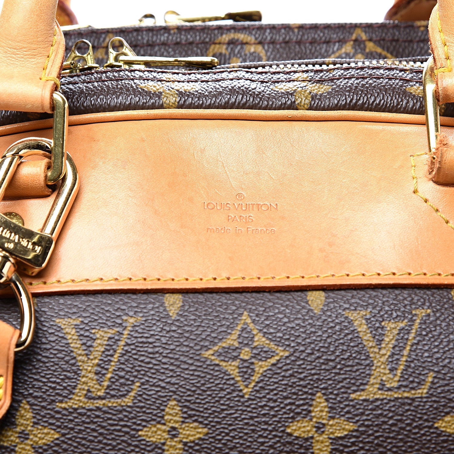 Louis Vuitton Monogram Alize 2 Compartment Luggage Travel Bag 15 of 15