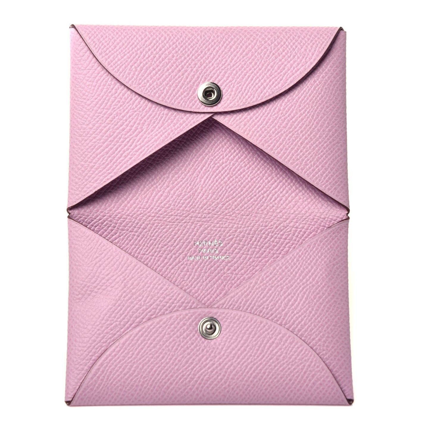 Epsom Calvi Card Case Mauve Sylvestre