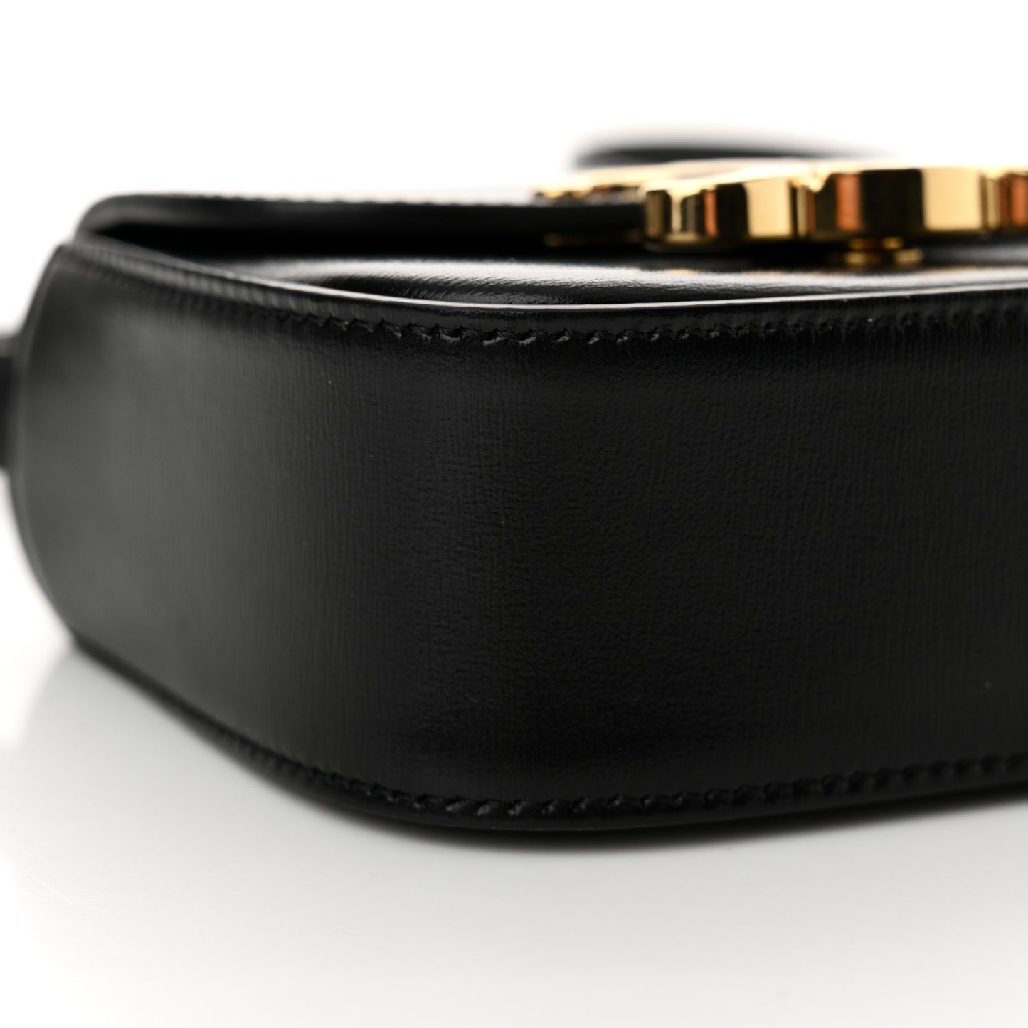 Shiny Calfskin Mini Claude Black