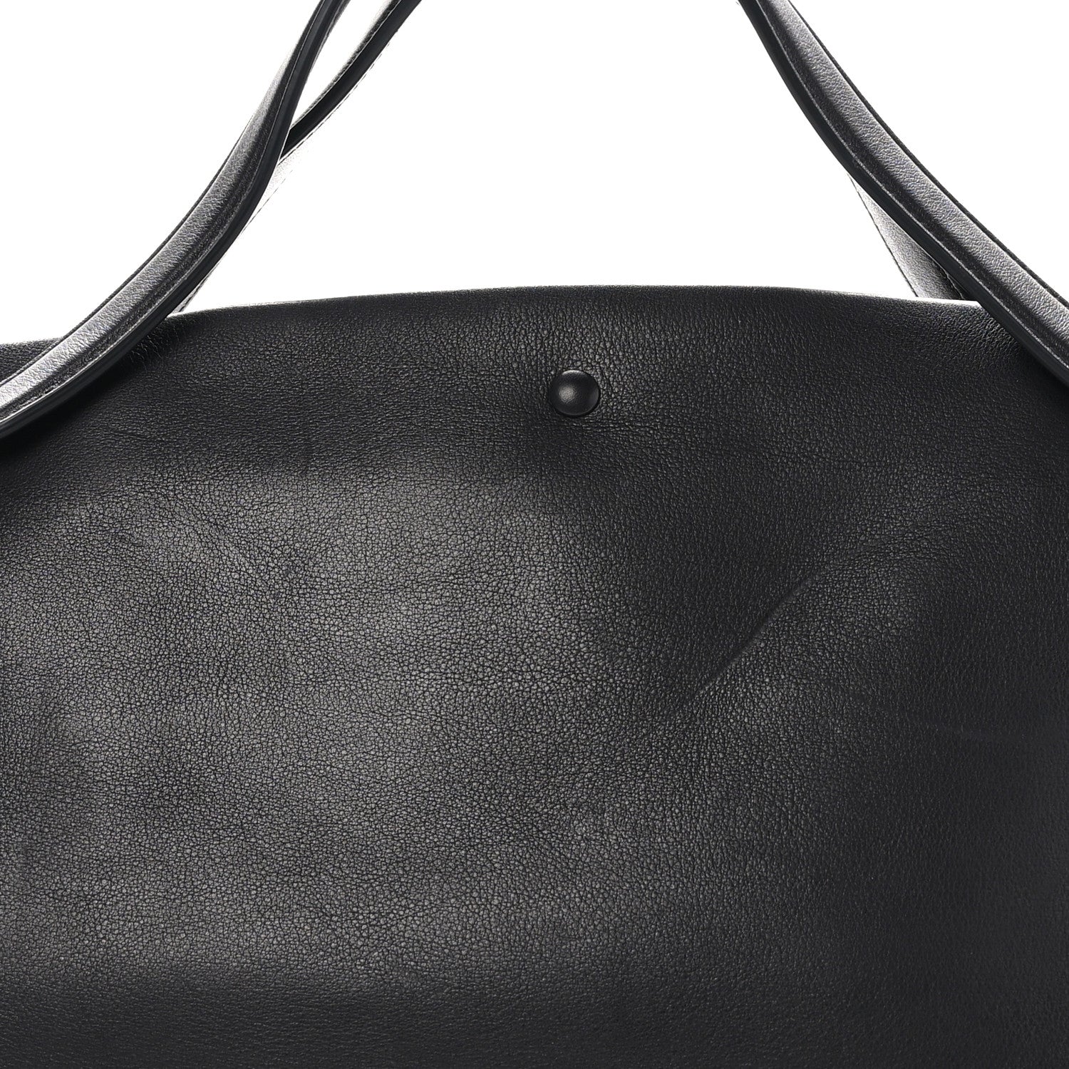 The Row Polished Saddle Calfskin Idaho Top Handle Black 7 of 11