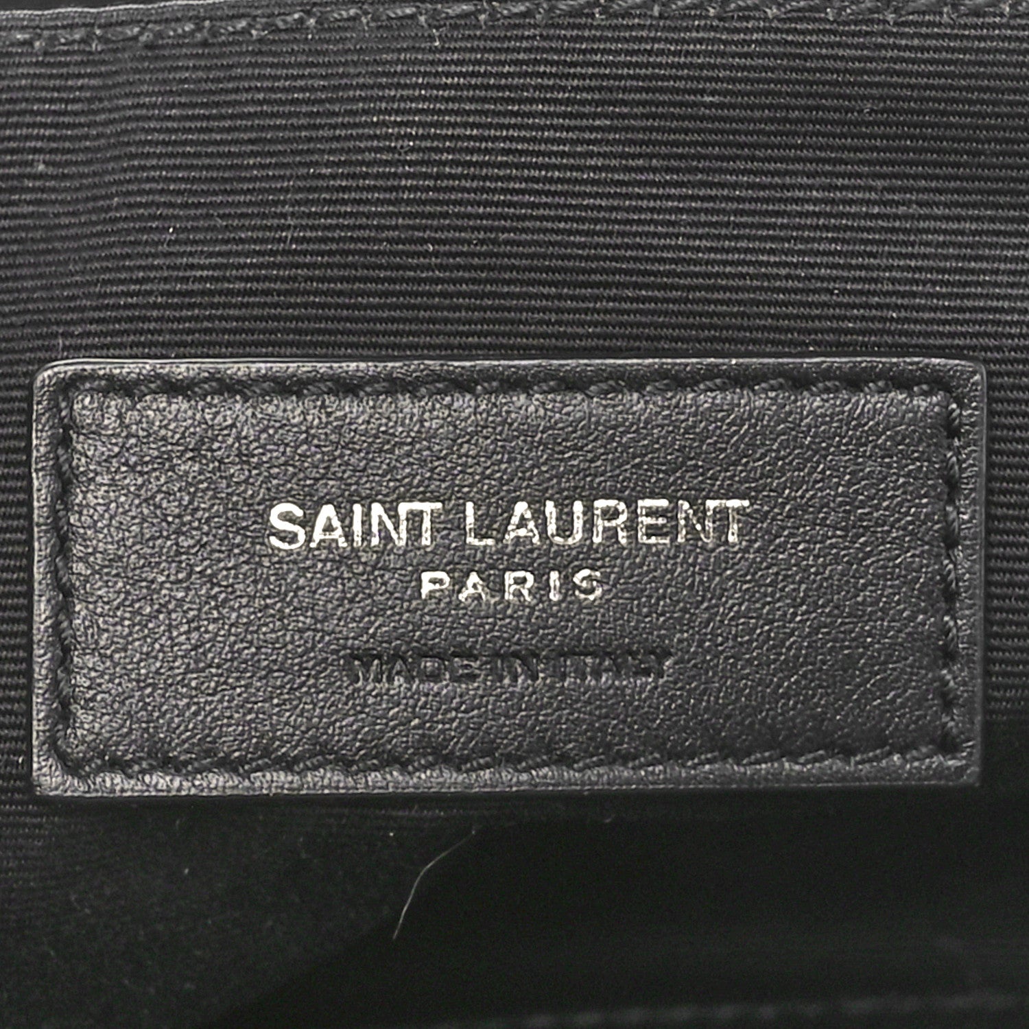 Saint Laurent Lambskin Monogram Belt Bag Black 6 of 10