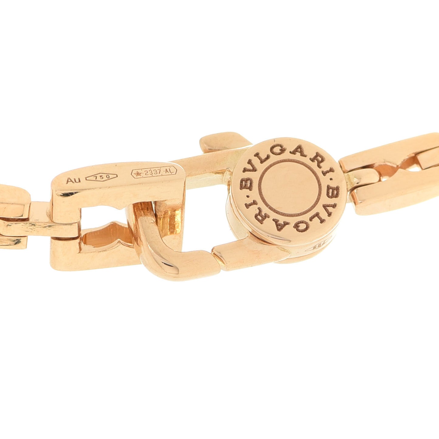 18K Yellow Gold Diamond .29ctw B.Zero1 Rock Pendant Necklace