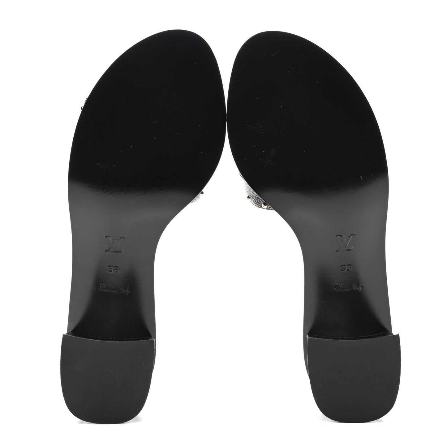 Monogram Lock It Mules 38