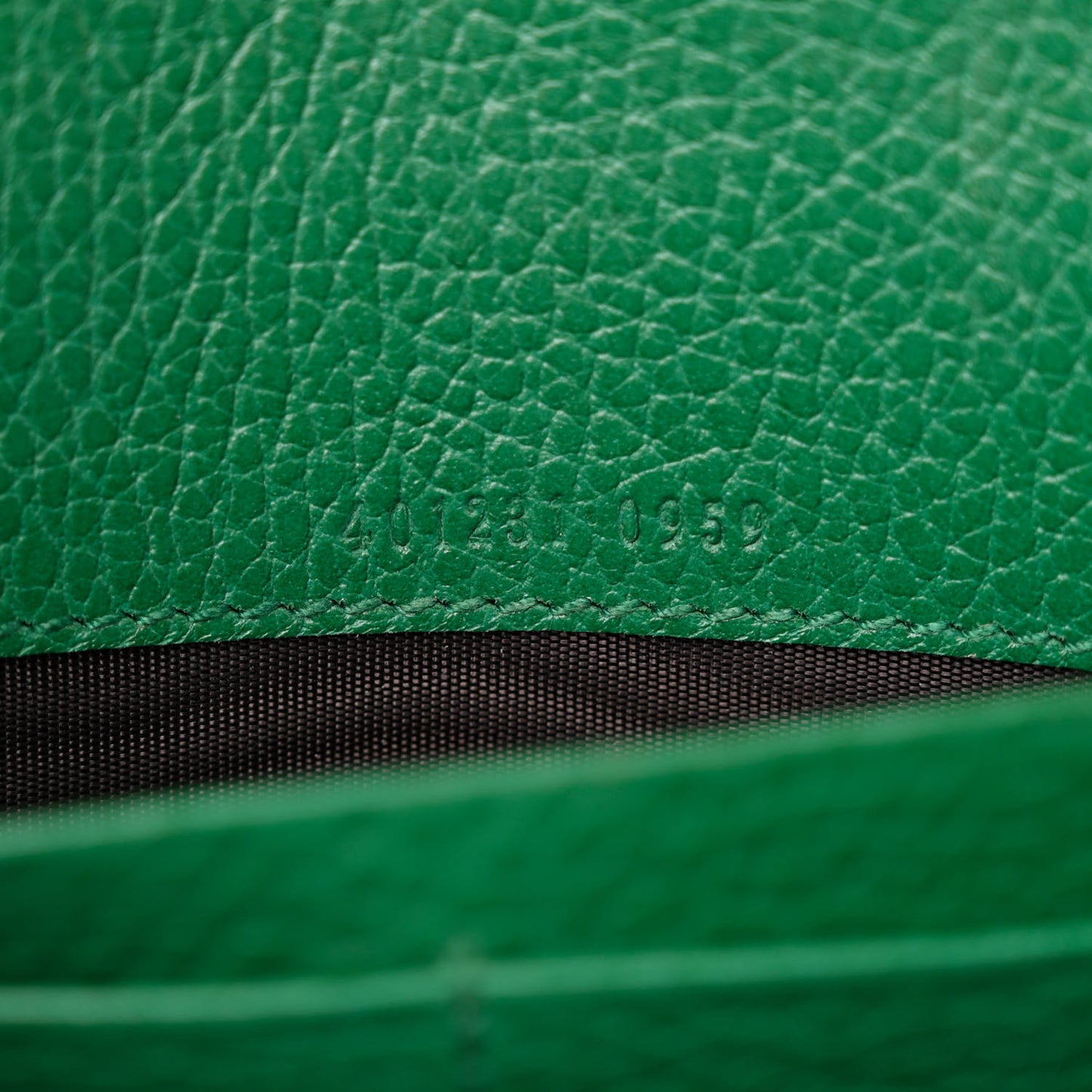 Calfskin Mini Dionysus Chain Wallet Emerald
