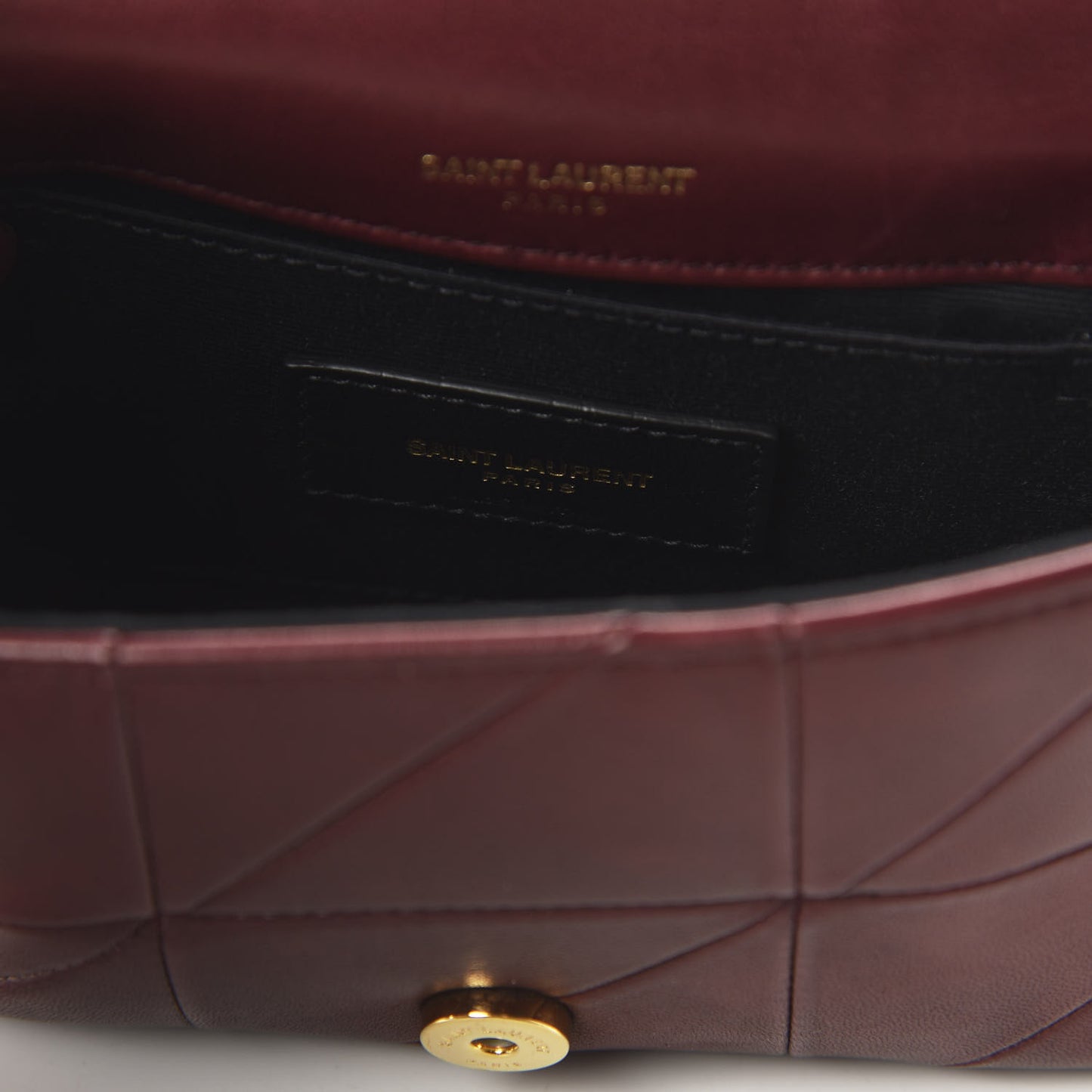 Lambskin Monogram Jamie Belt Bag Red