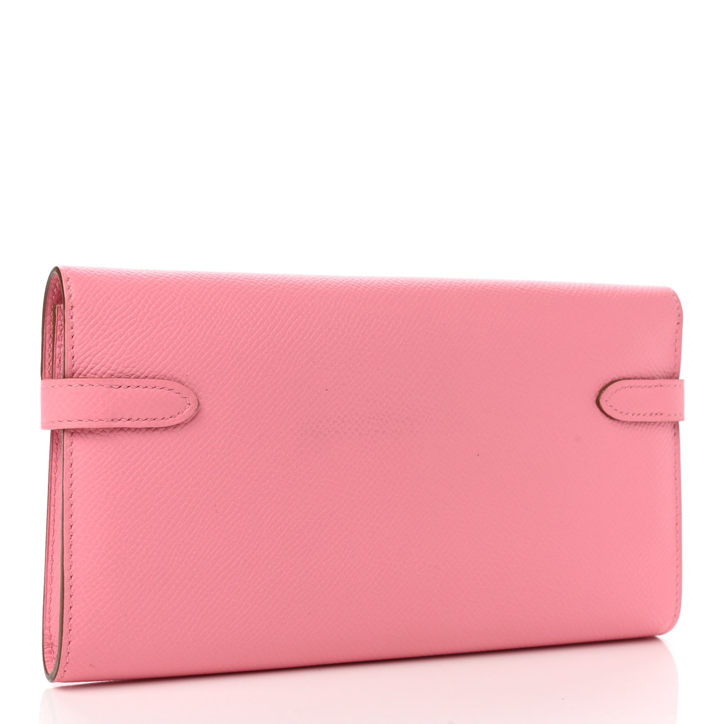 Epsom Kelly Longue Wallet Rose Confetti