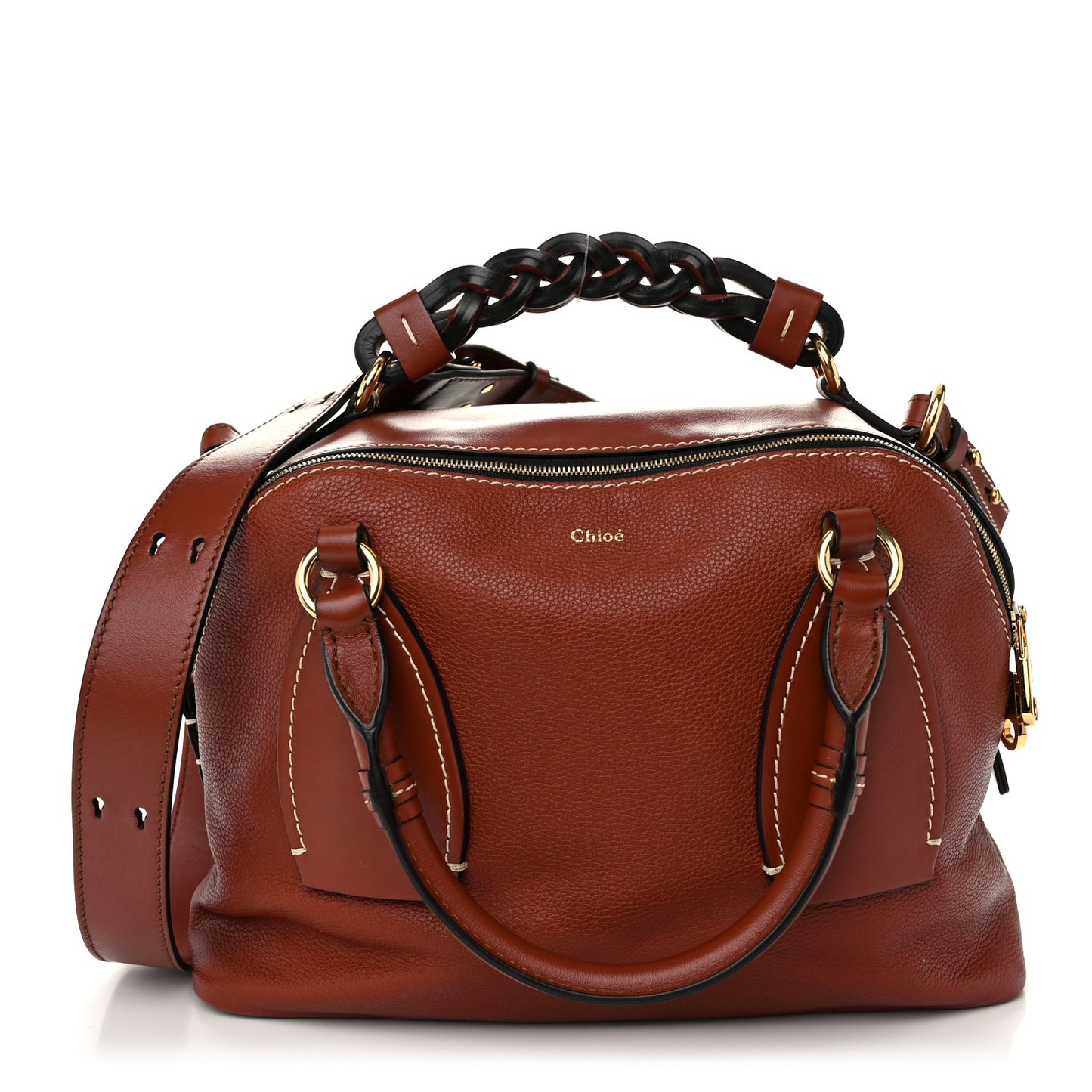 Calfskin Medium Daria Sepia Brown