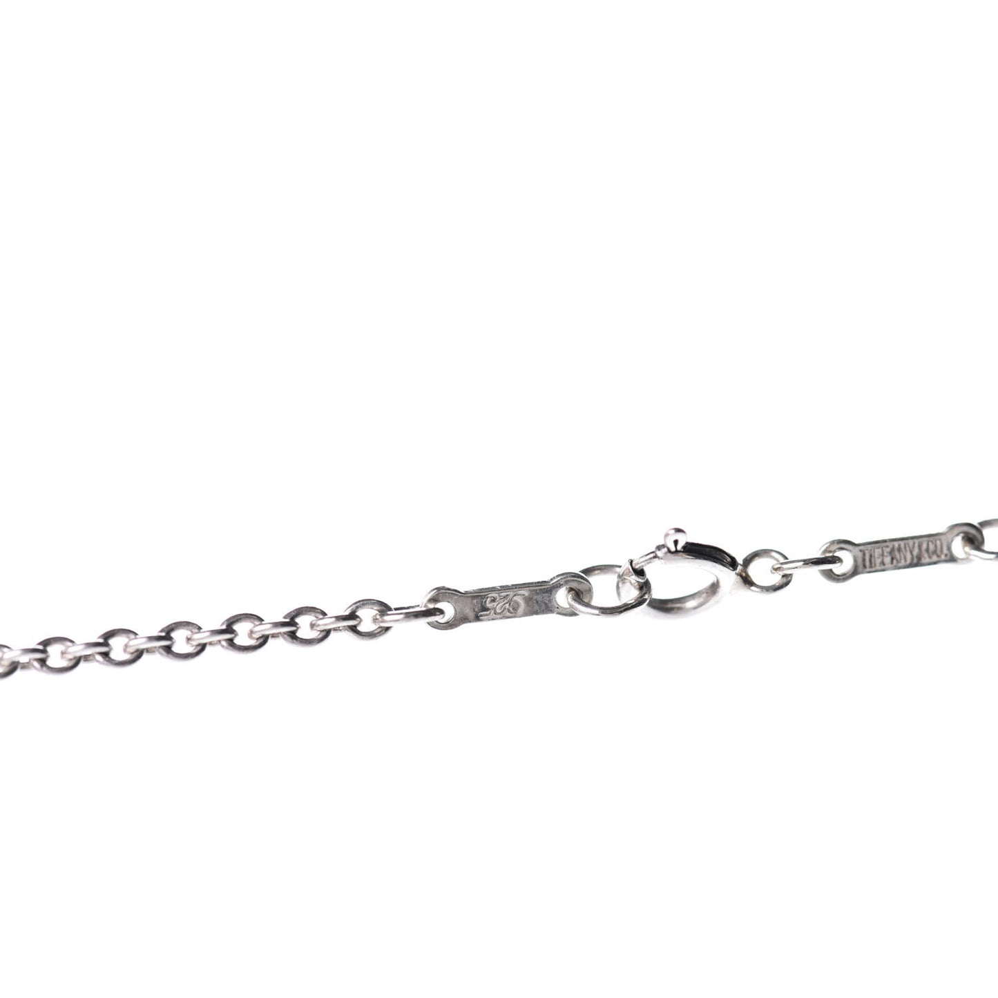 Sterling Silver Large Elsa Peretti Bottle Pendant Necklace