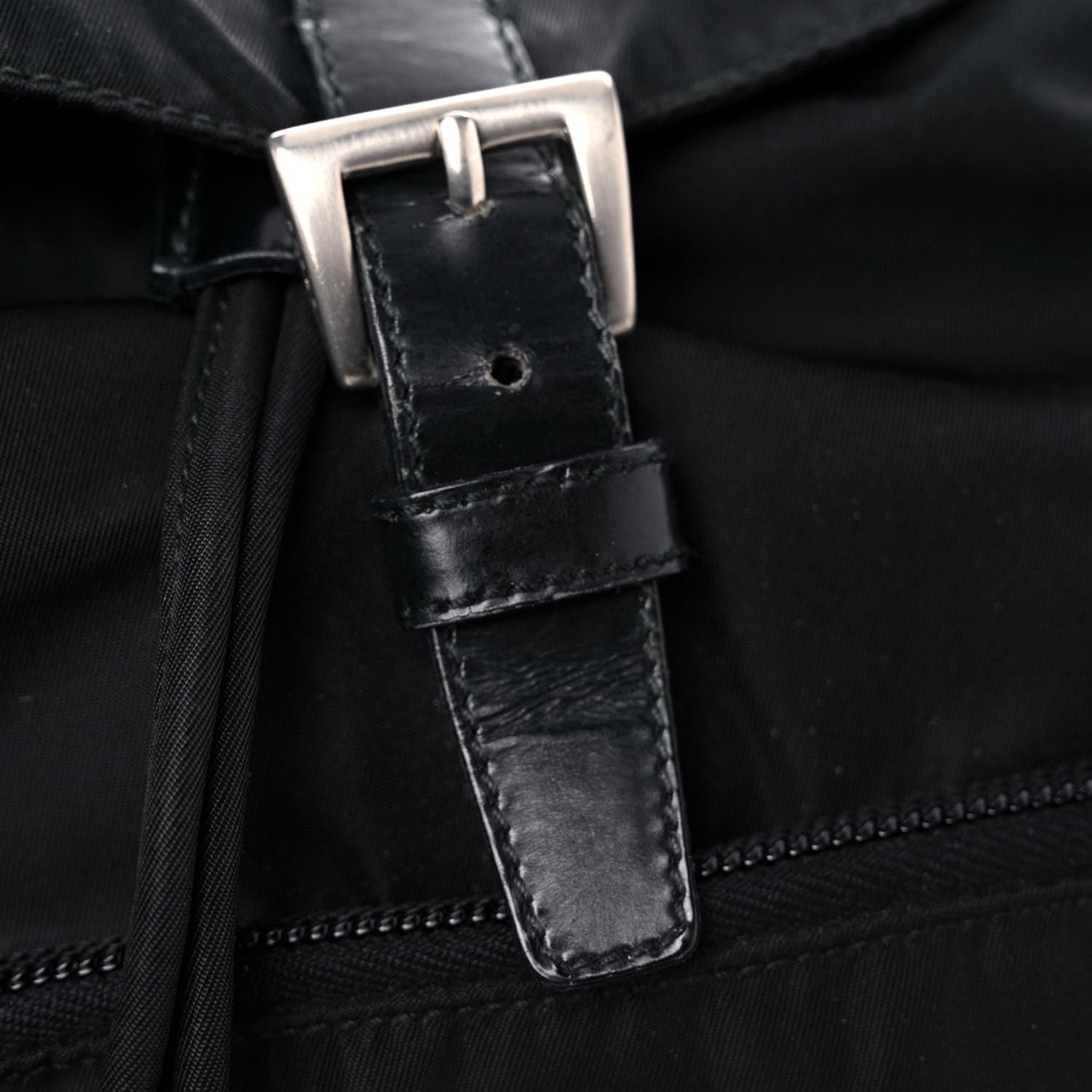 Prada Nylon Vela Mini Cinch Backpack Black 19 of 21