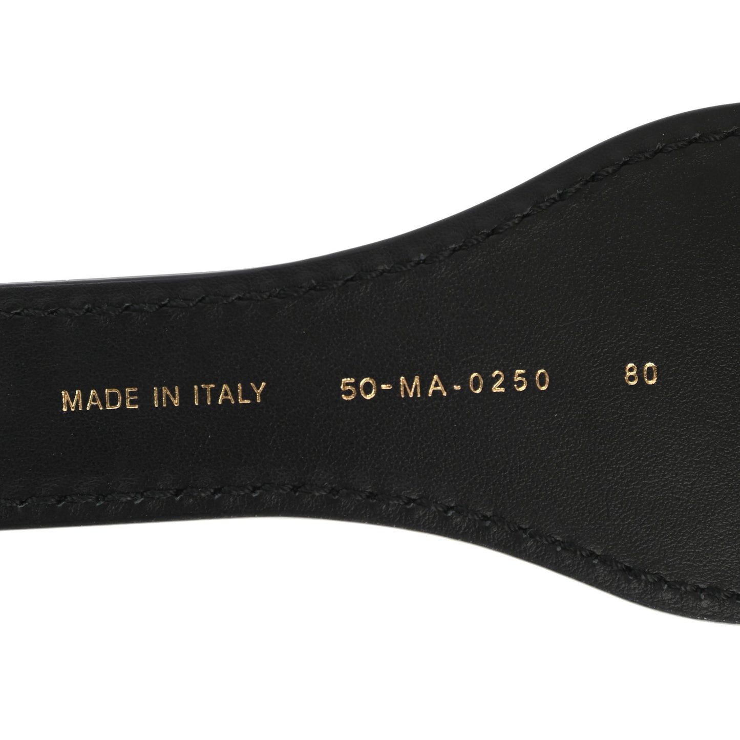 Canvas Embroidered Large Book Belt 80 32 Black Beige