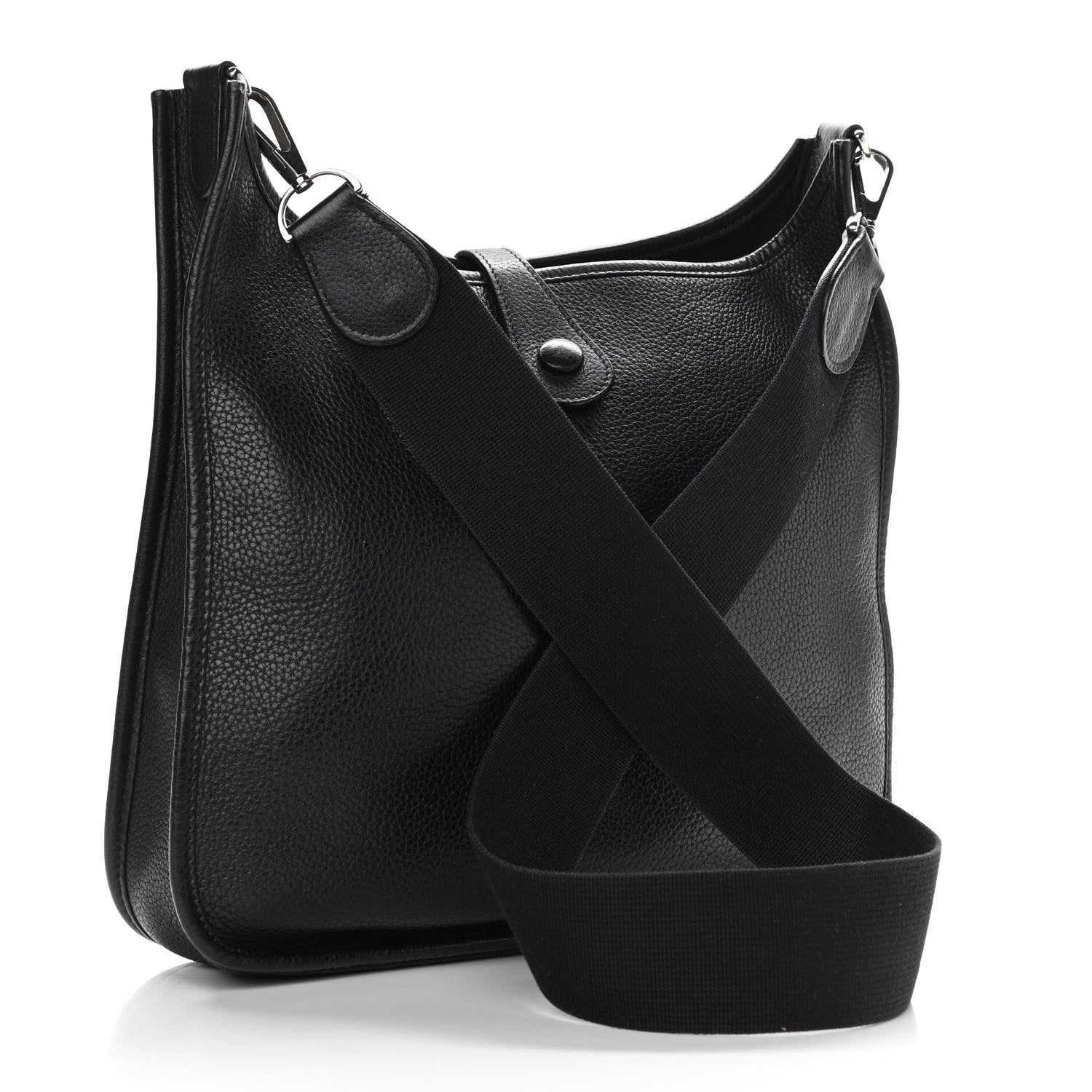 Hermes Taurillon Clemence Evelyne PM Black 3 of 11