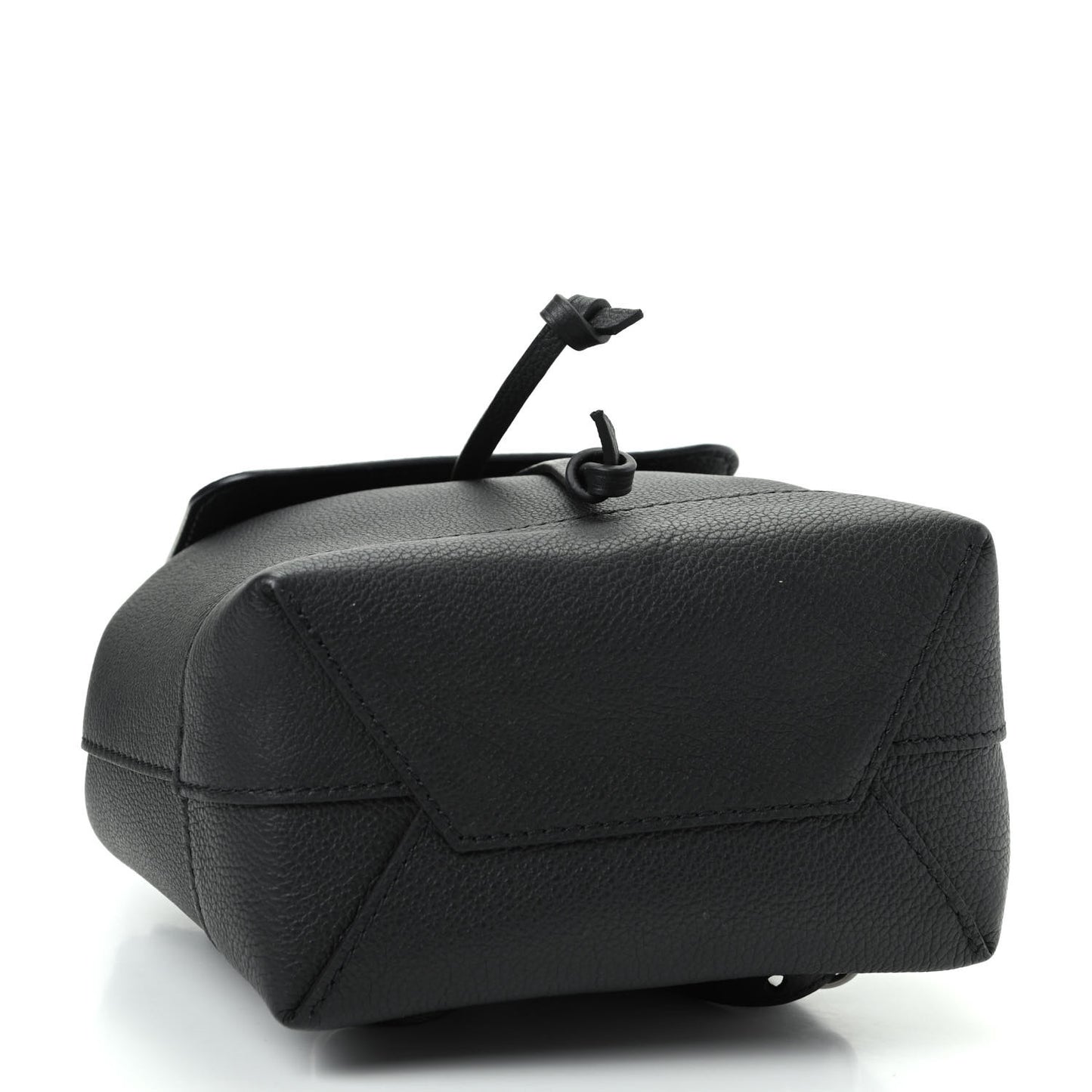 Calfskin Lockme Mini Backpack Black