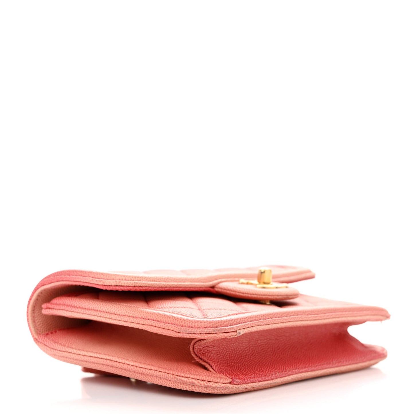 Caviar Quilted Sunset On The Sea Waist Bag Coral