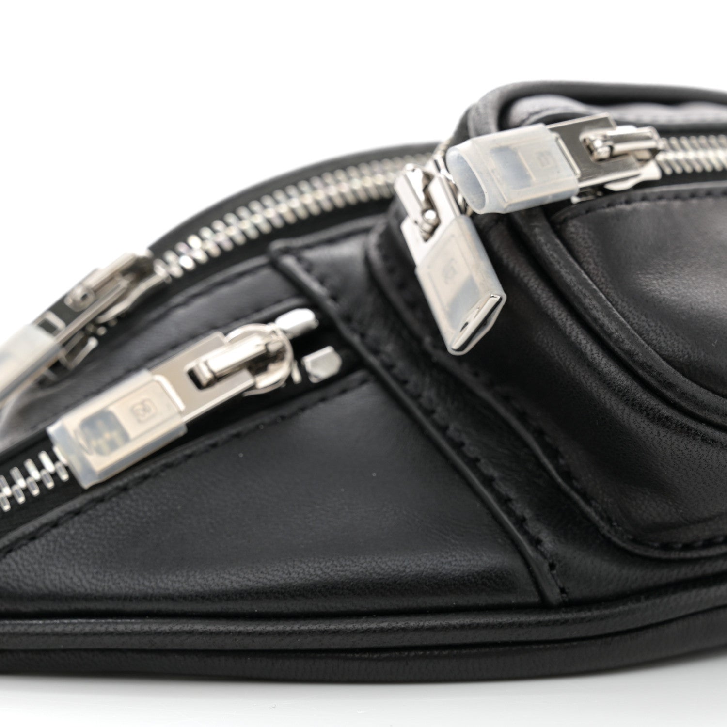 Alexander Wang Lambskin Mini Attica Belt Bag Black 9 of 11