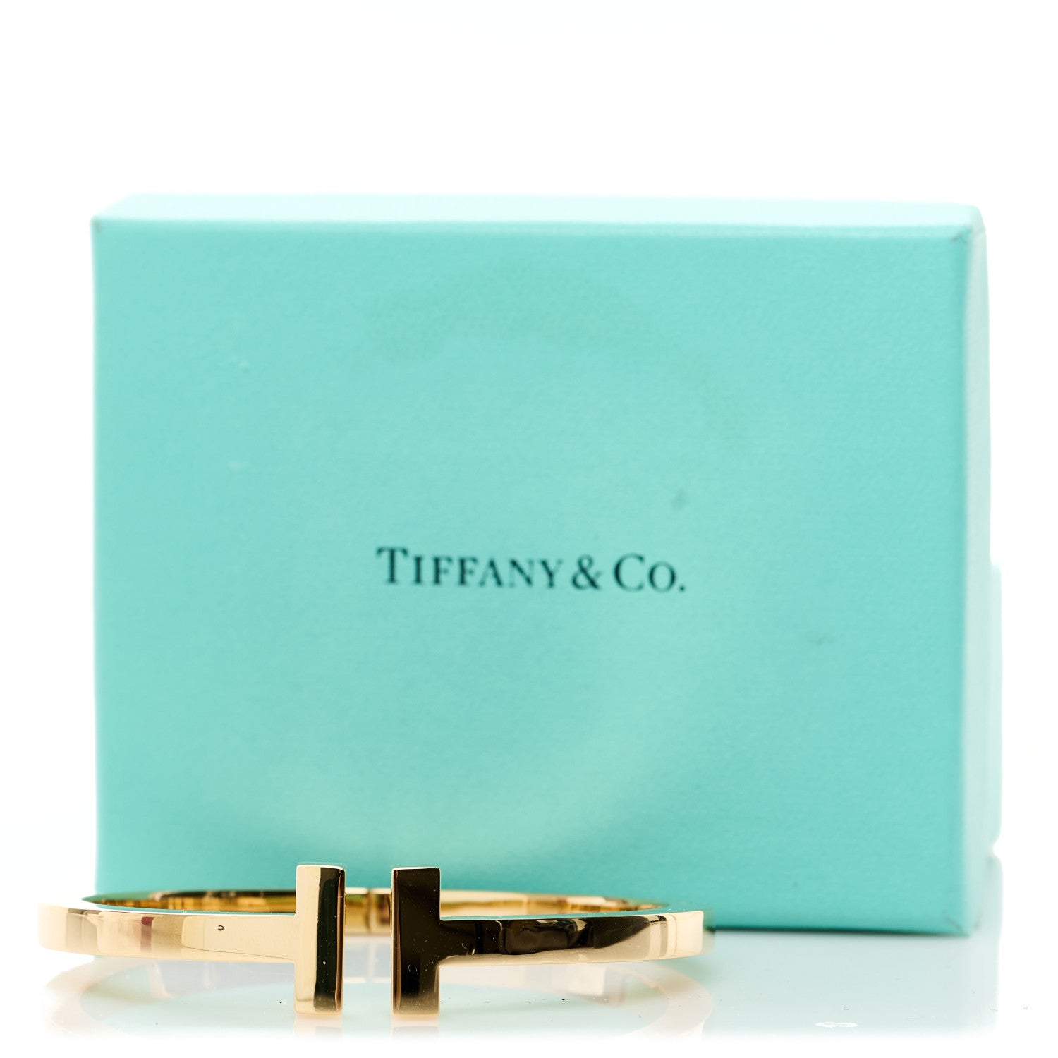 Tiffany 18K Yellow Gold T Square Bracelet 4 of 4