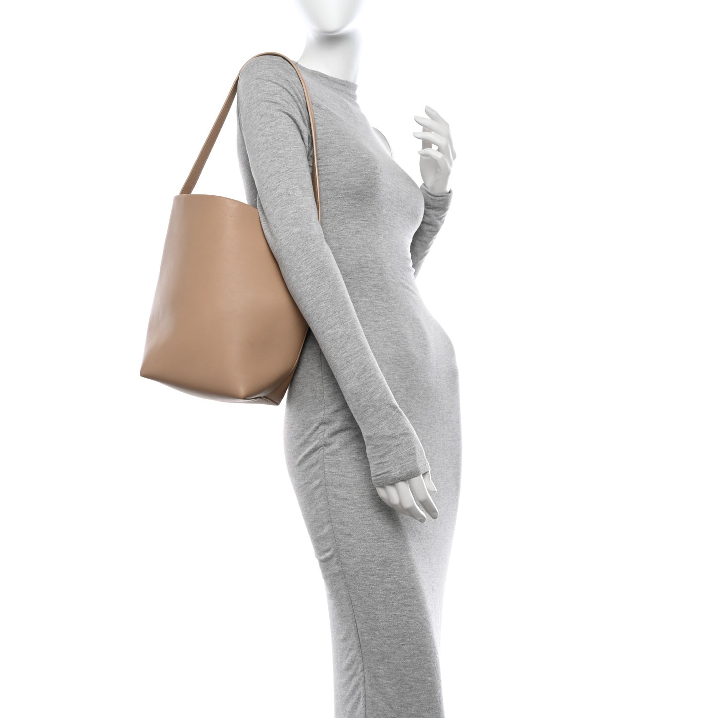 Calfskin Medium N/S Park Tote Dune