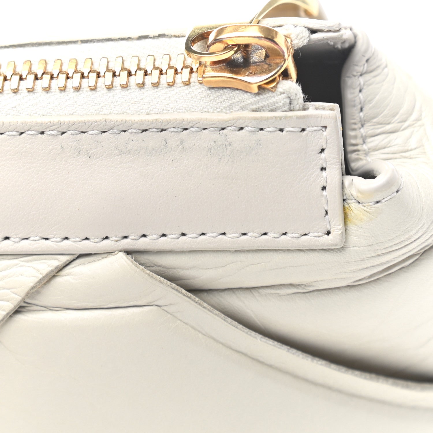 Bottega Veneta Paper Calfskin Maxi Intrecciato Padded Pouch Clutch Plaster 7 of 11