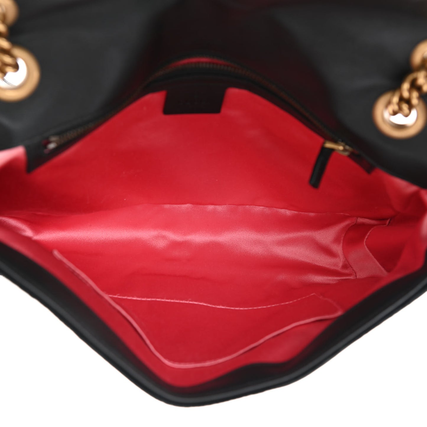 Velvet Matelasse Loved Embroidered Medium GG Marmont Shoulder Bag Black