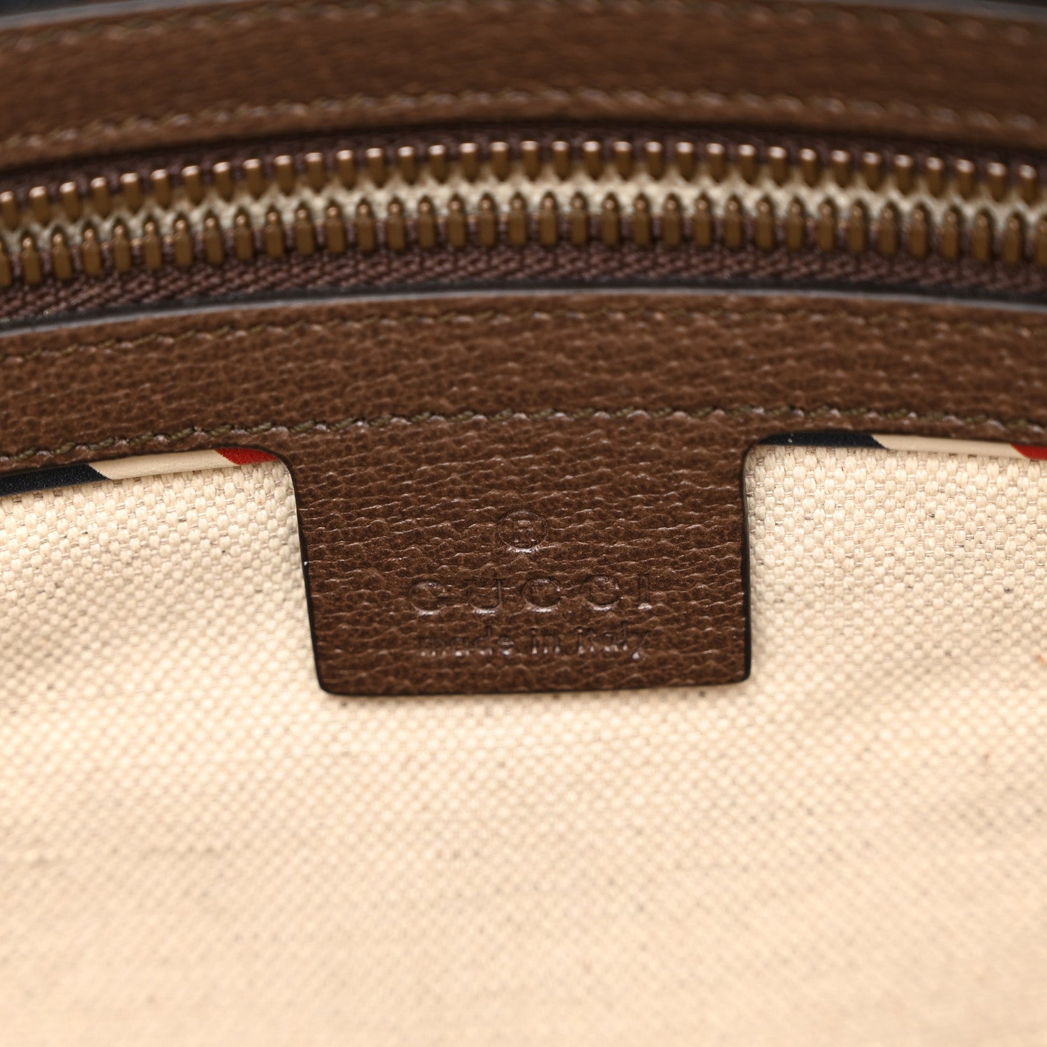 Gucci Soft GG Supreme Monogram Courrier Web Medium Flat Messenger Bag Beige New Acero Multicolor 6 of 10