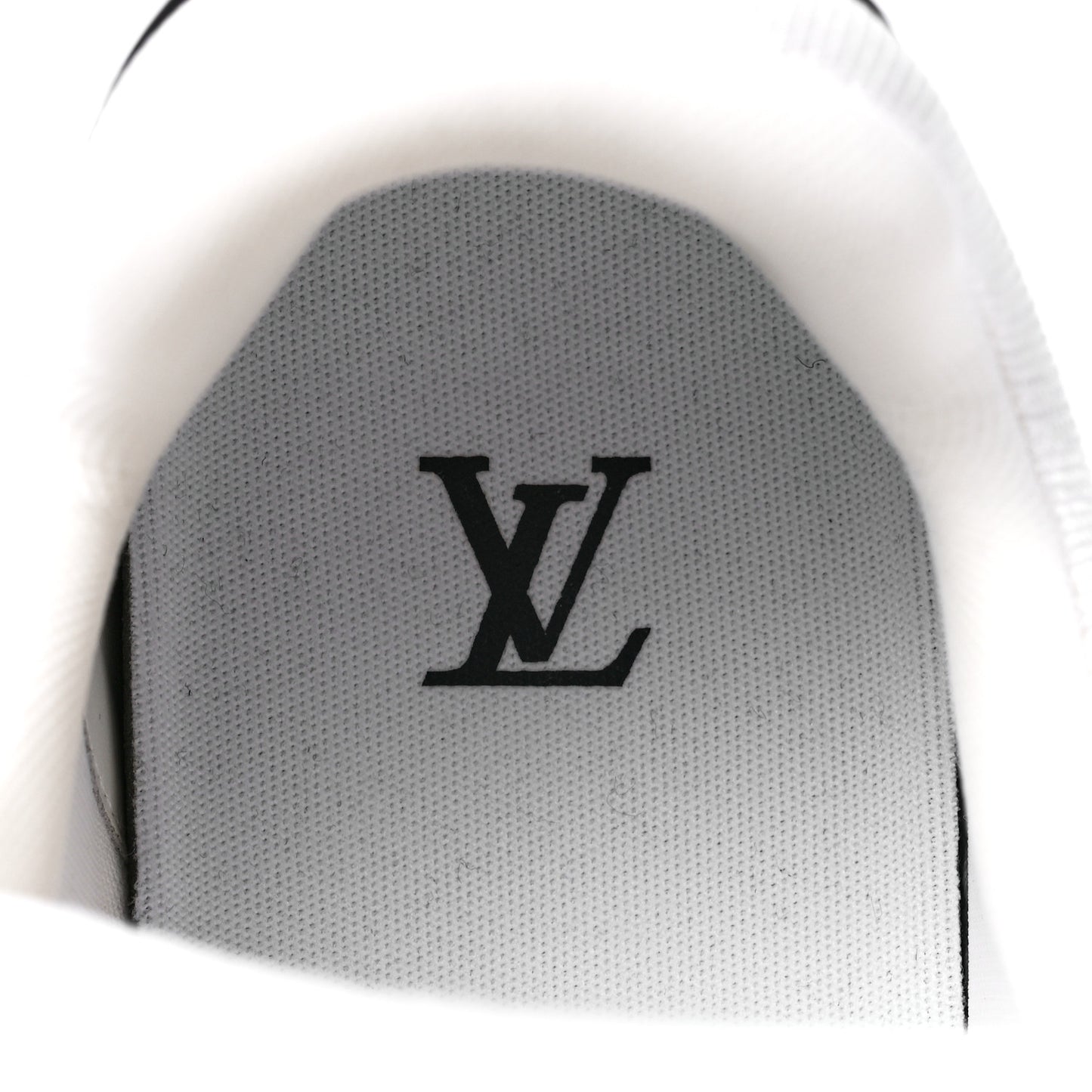 Calfskin Monogram Denim Mens LV Trainer Sneakers 9 Black