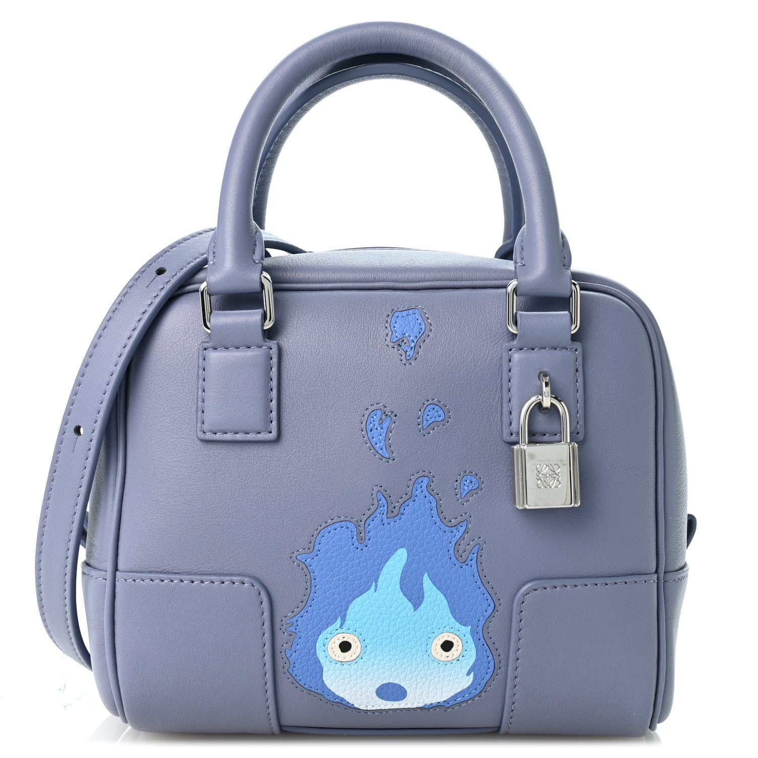 Loewe X HOWLS MOVING CASTLE Satin Calfskin Calcifer Amazona 16