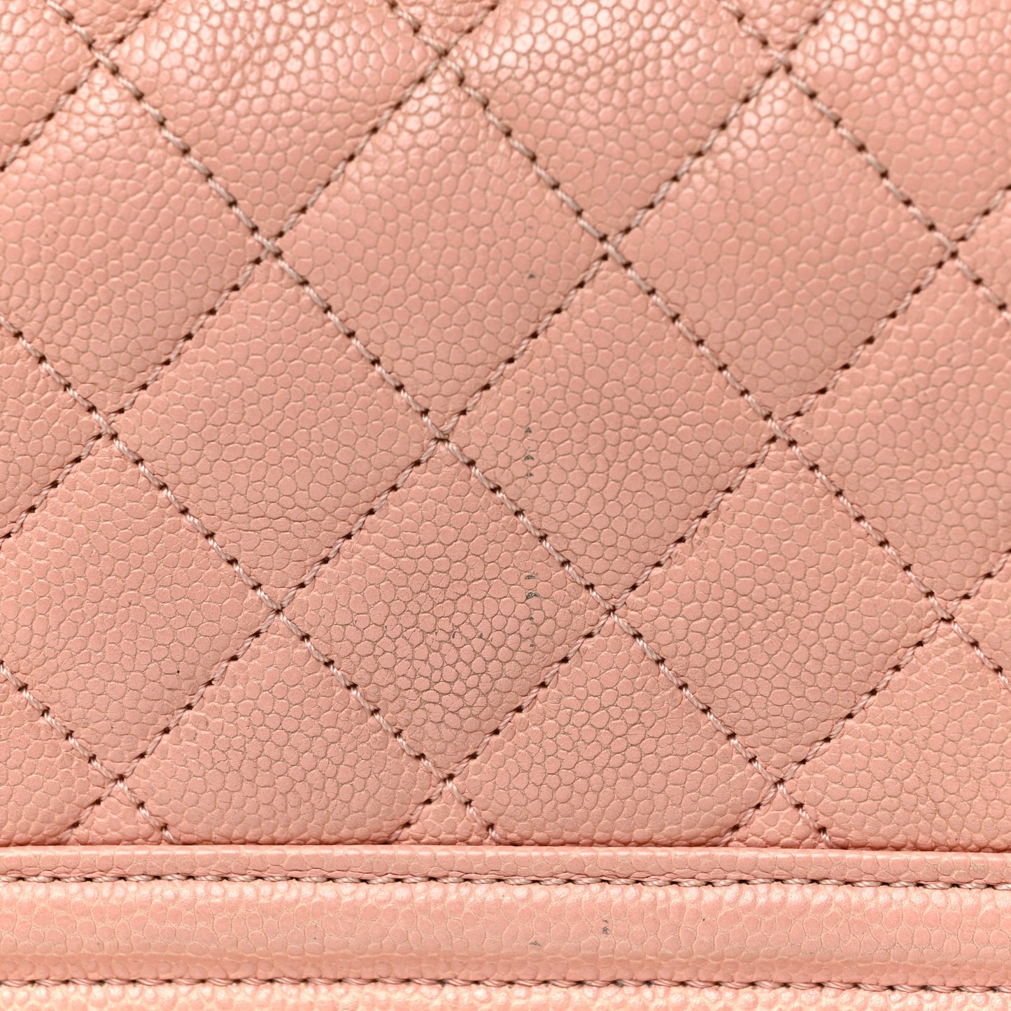 Caviar Quilted Small Boy Flap Pink