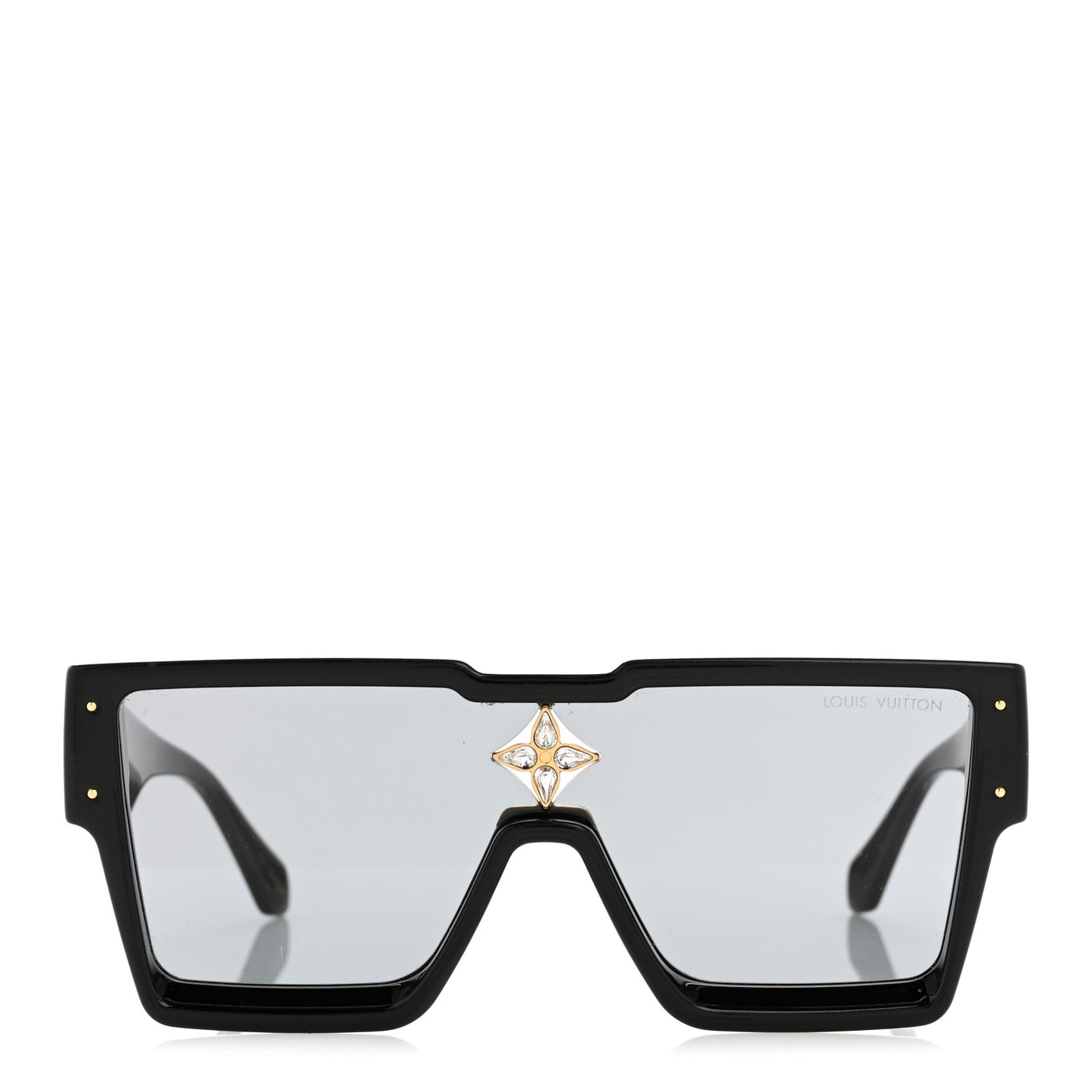 Acetate Swarovski Crystal Cyclone Sunglasses Z1578W Black