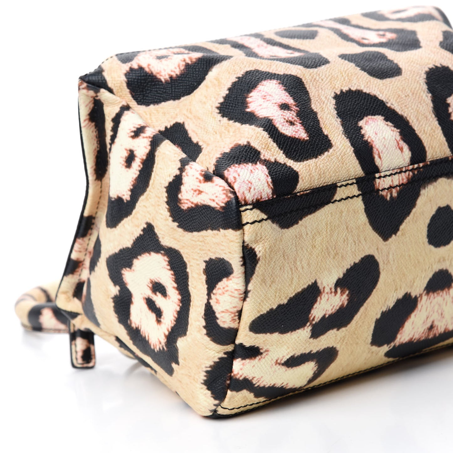 Calfskin Jaguar Print Small Pandora Multicolor