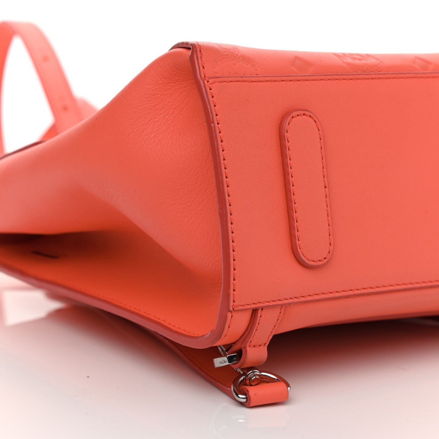 Calfskin Ottomar Monogram Essential Small Backpack Hot Coral