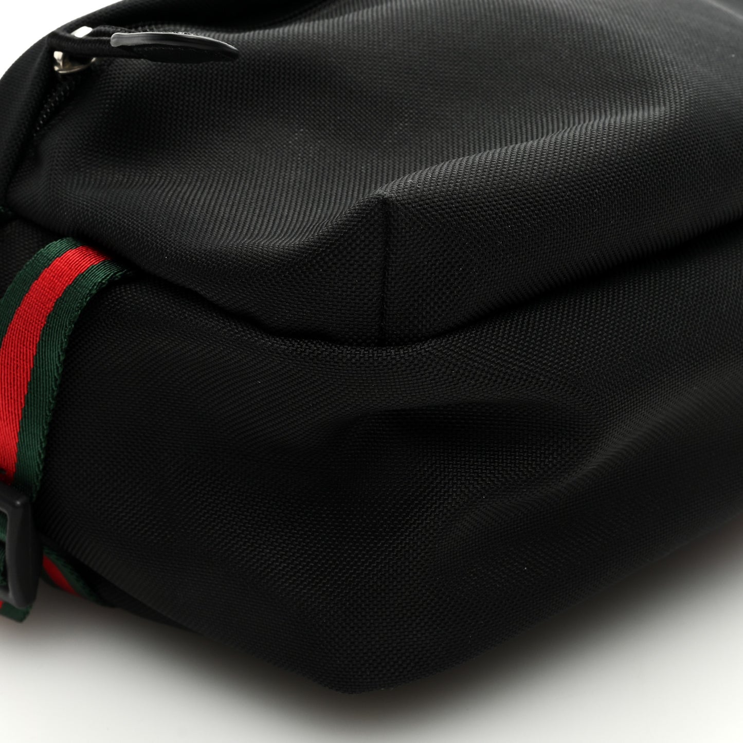 Techno Canvas Web Belt Bag Black