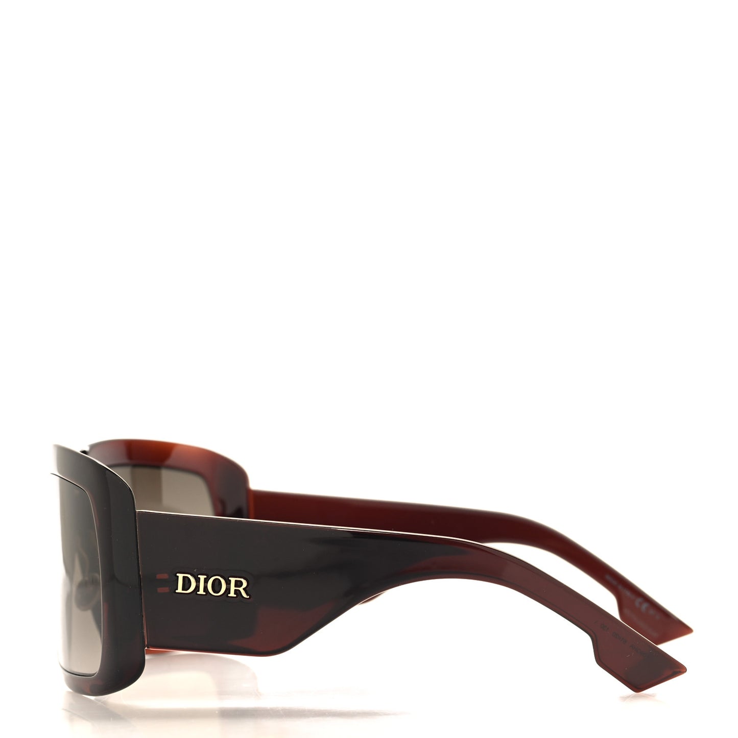 Acetate Dior SoLight2 Square Sunglasses Brown