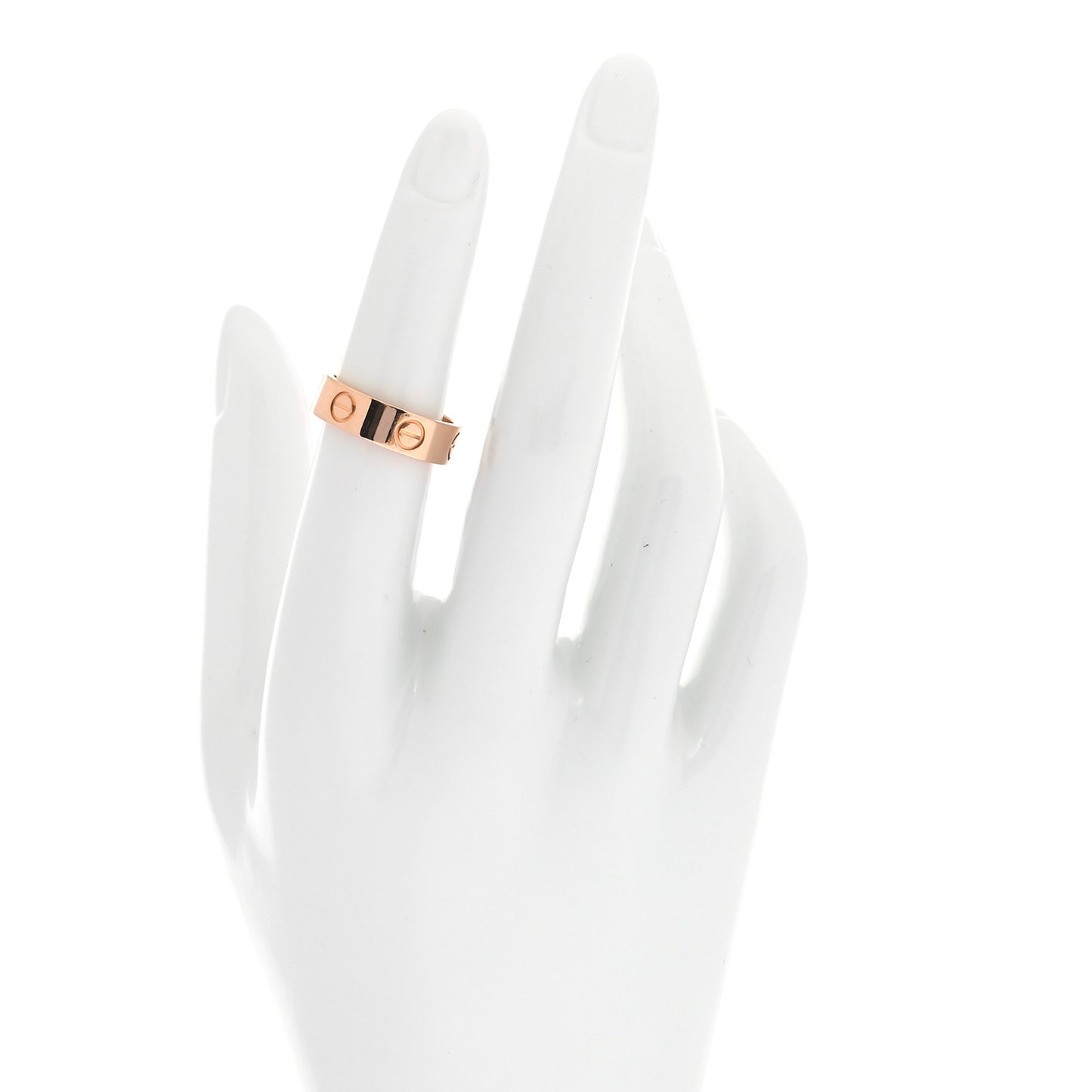 18K Pink Gold 5.5mm LOVE Ring 51 5.75