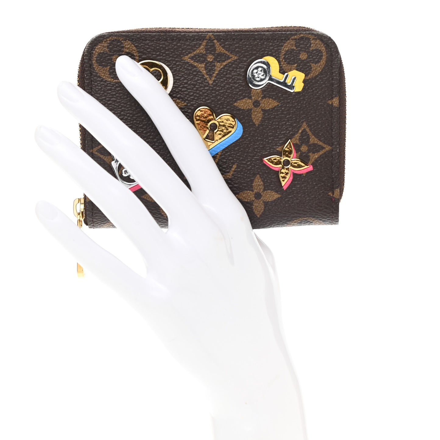 Monogram LV Love Lock Zippy Coin Purse