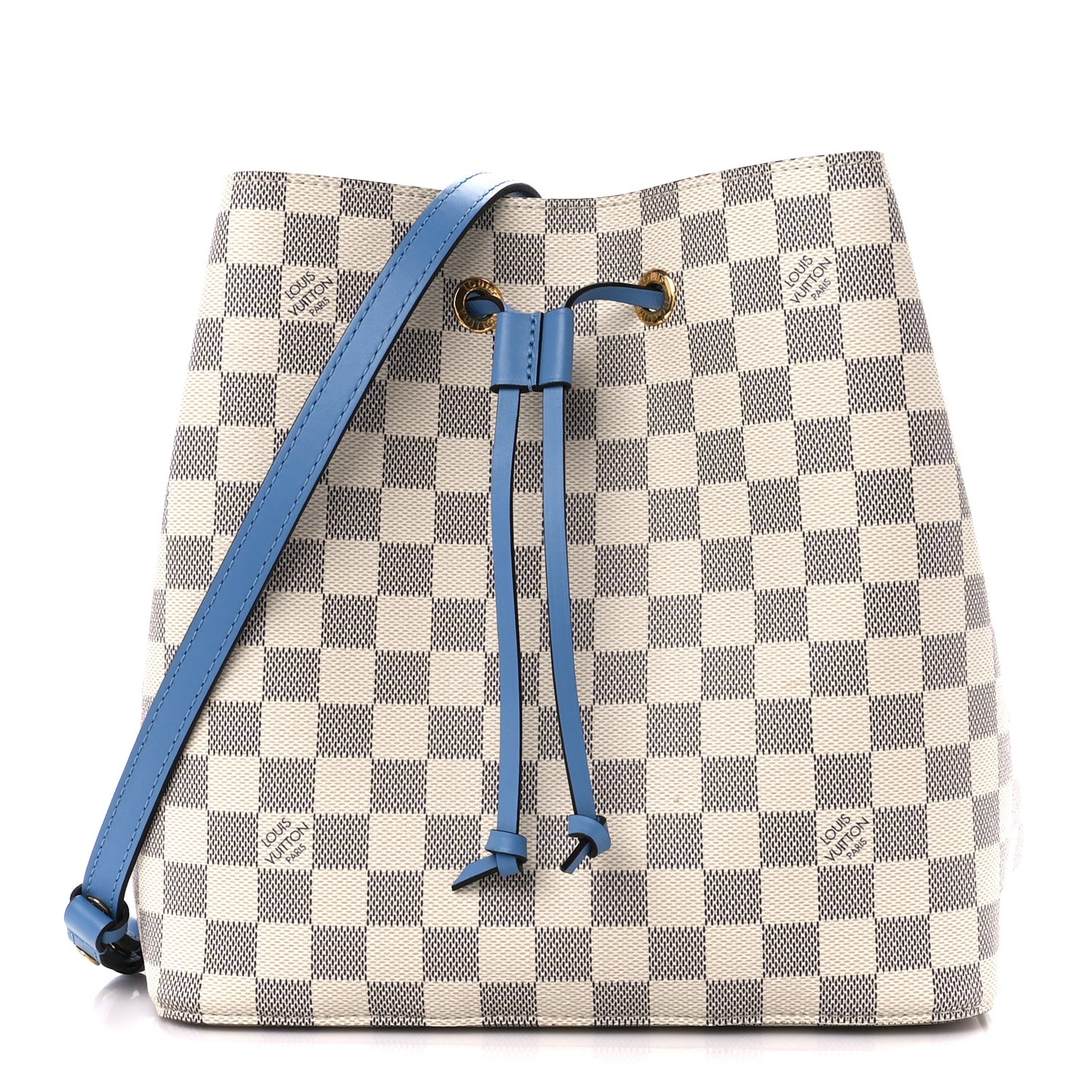 Damier Azur Neonoe MM Bleuet
