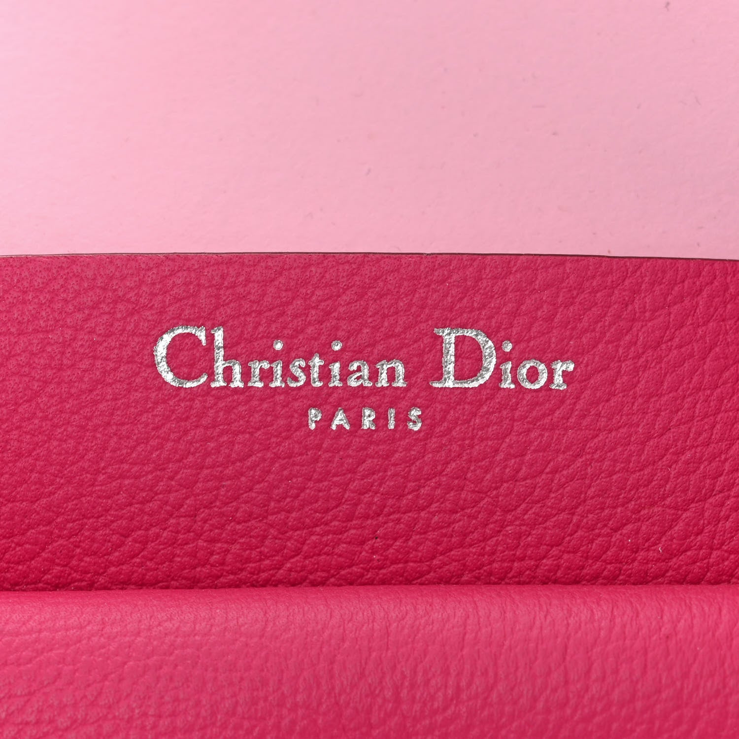 Christian Dior Supple Grained Calfskin Open Bar Tote Pink 6 of 14