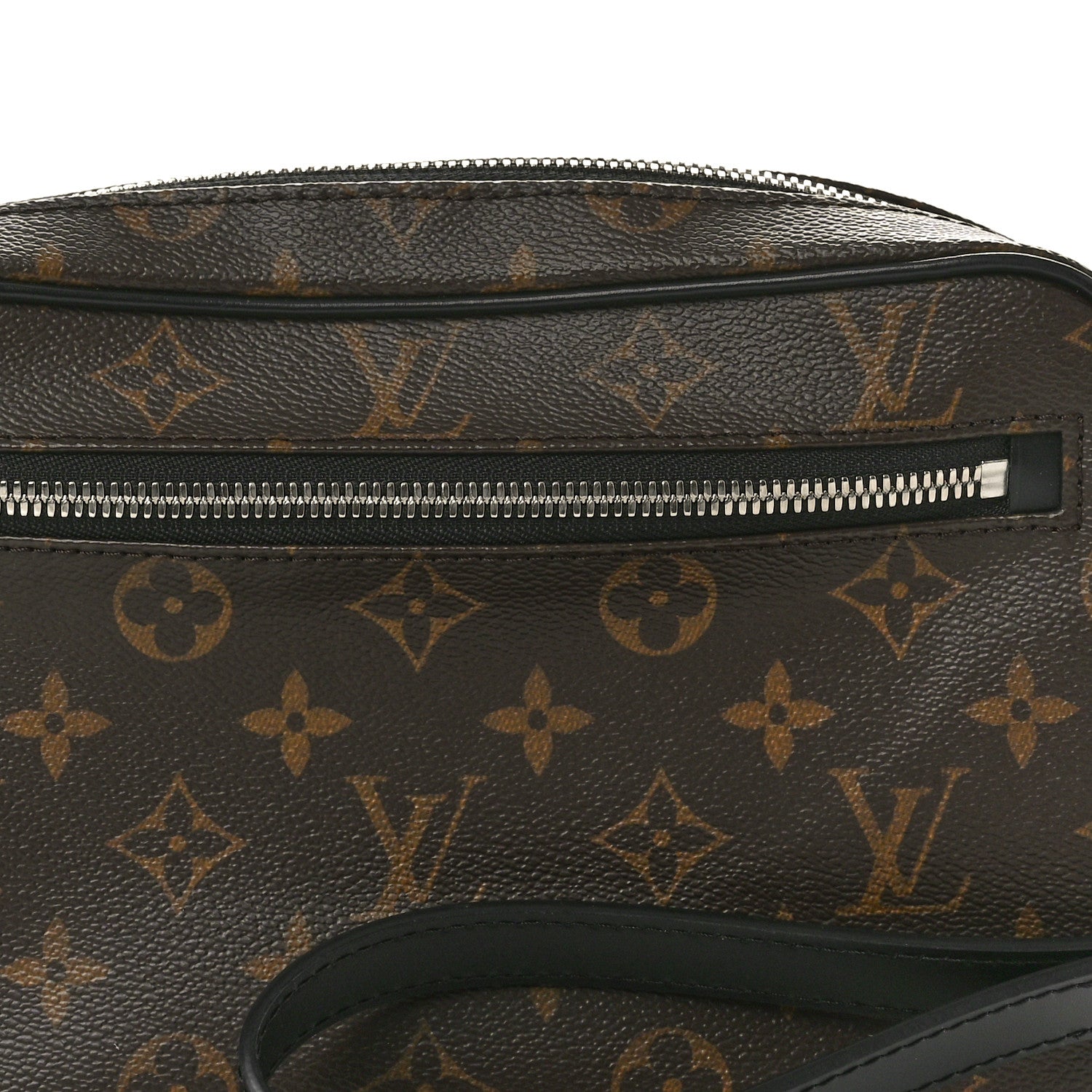 Louis Vuitton Monogram Macassar Kasai Clutch Black 7 of 7