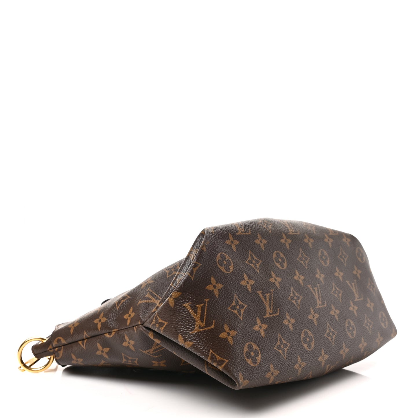 Monogram Flower Zipped Tote MM Bordeaux