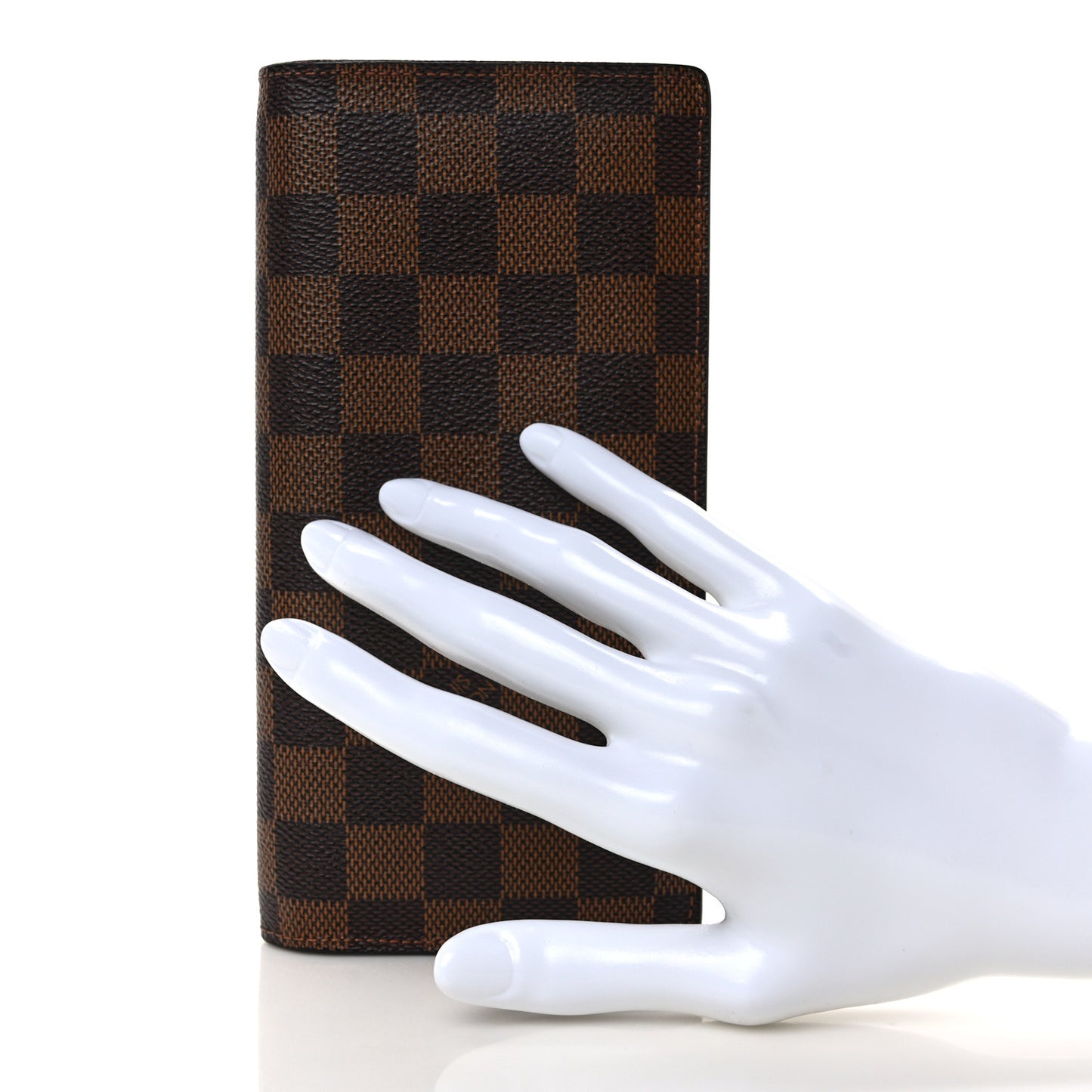 Damier Ebene Portefeuille Brazza Wallet