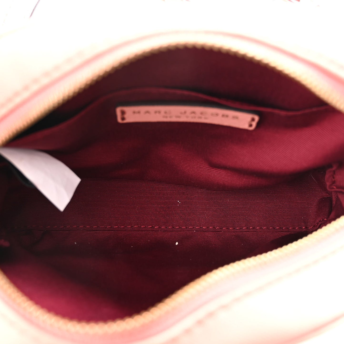 Saffiano Playback Boxed Dome Crossbody Pink