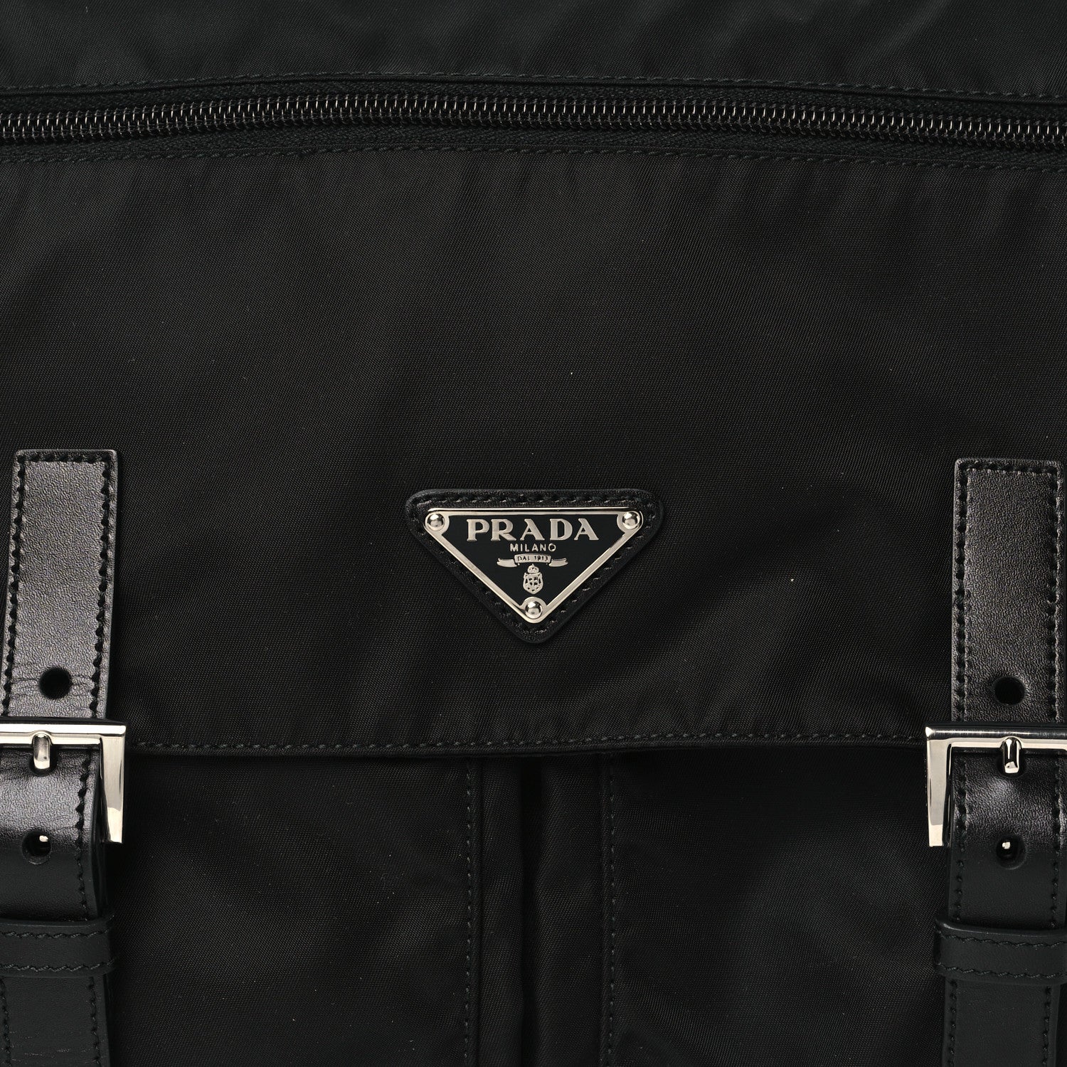 Prada Nylon Vela Sport Messenger Bag Black 7 of 9